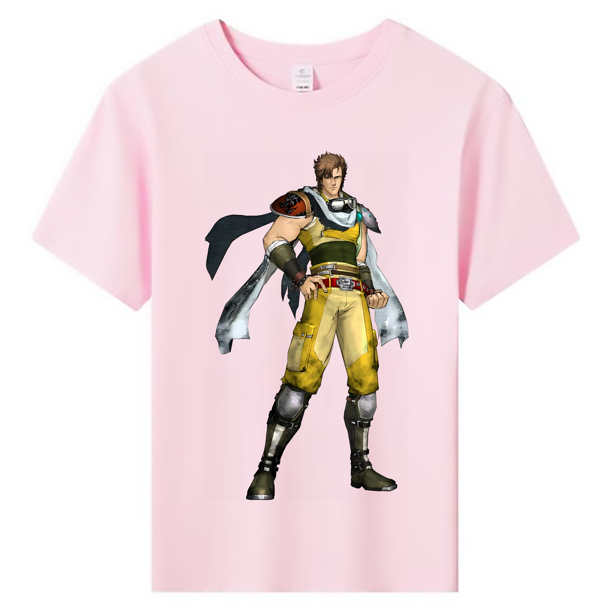 （画像用） 北斗の拳 Fist of the North Star 綿100％キッズTシャツ（フロントプリント）