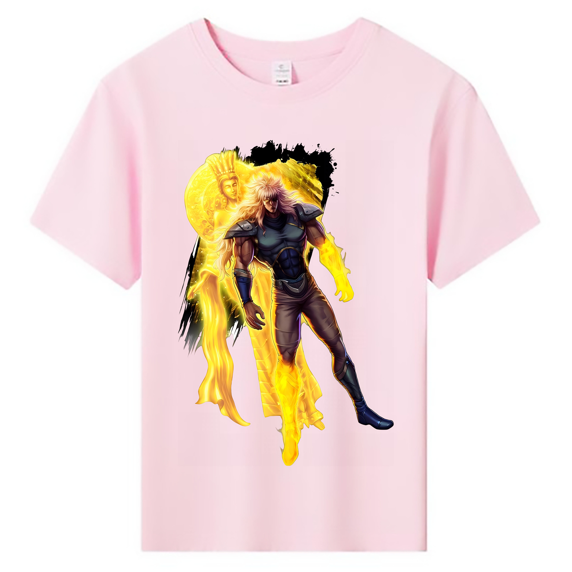 （画像用） 北斗の拳 Fist of the North Star 綿100％キッズTシャツ（フロントプリント）