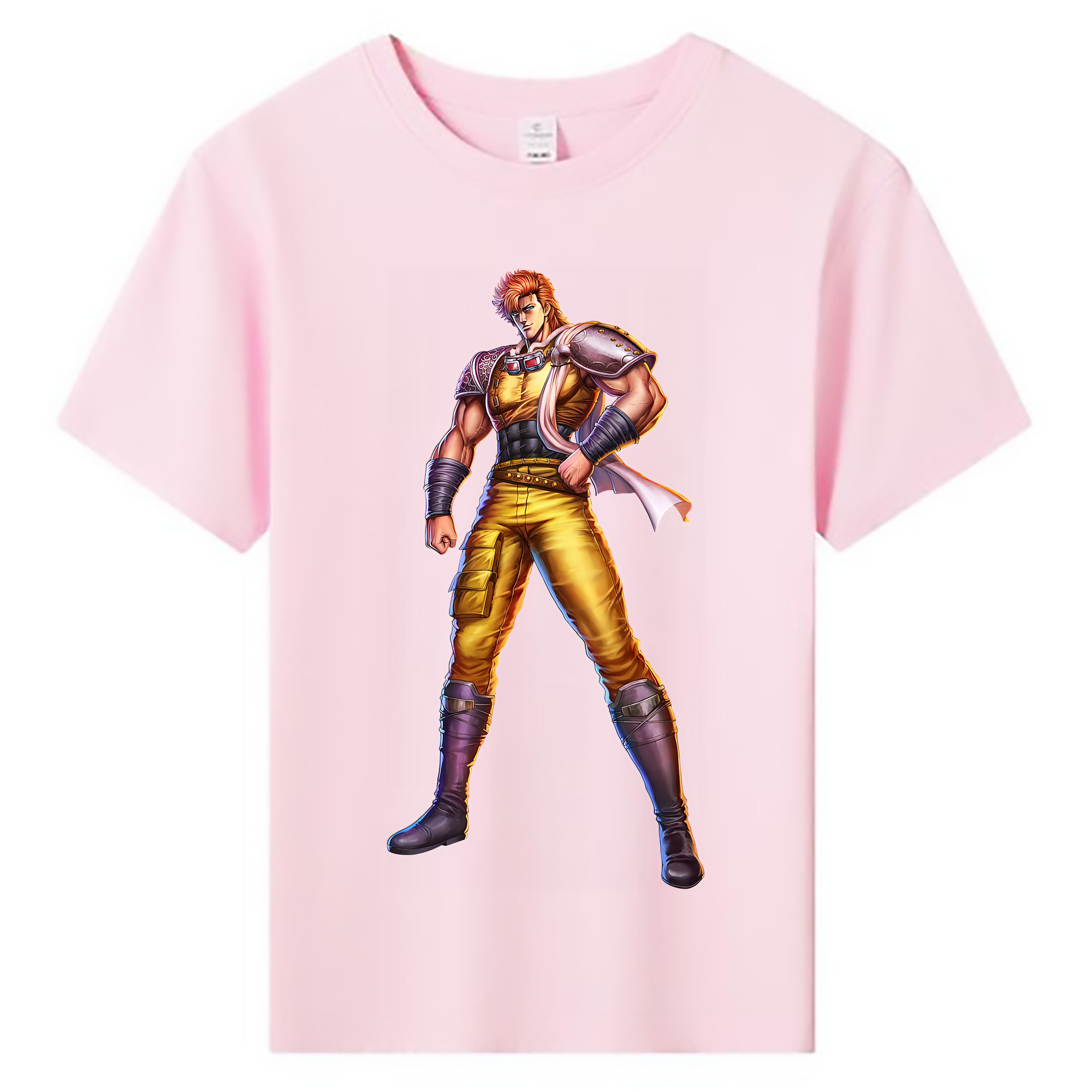 （画像用） 北斗の拳 Fist of the North Star 綿100％キッズTシャツ（フロントプリント）