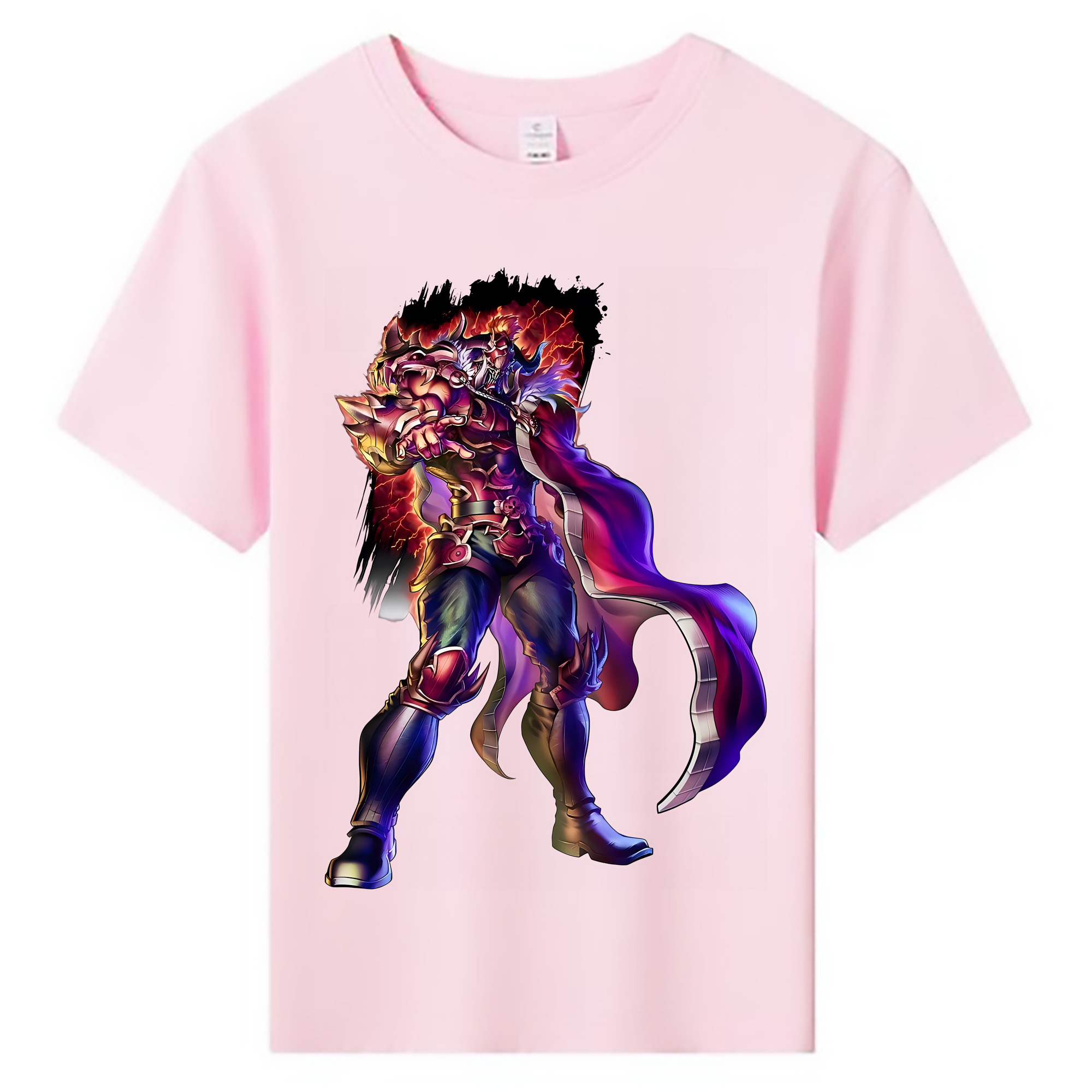 （画像用） 北斗の拳 Fist of the North Star 綿100％キッズTシャツ（フロントプリント）