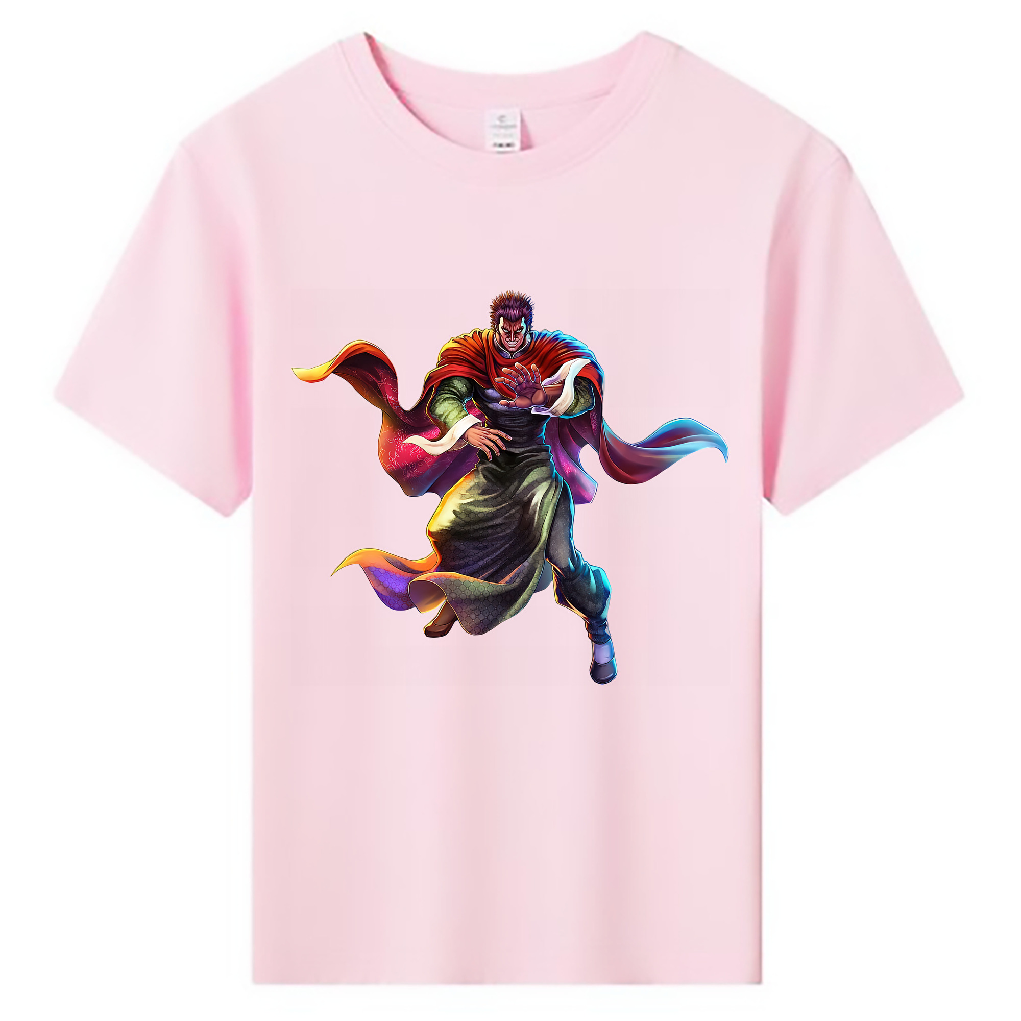 （画像用） 北斗の拳 Fist of the North Star 綿100％キッズTシャツ（フロントプリント）