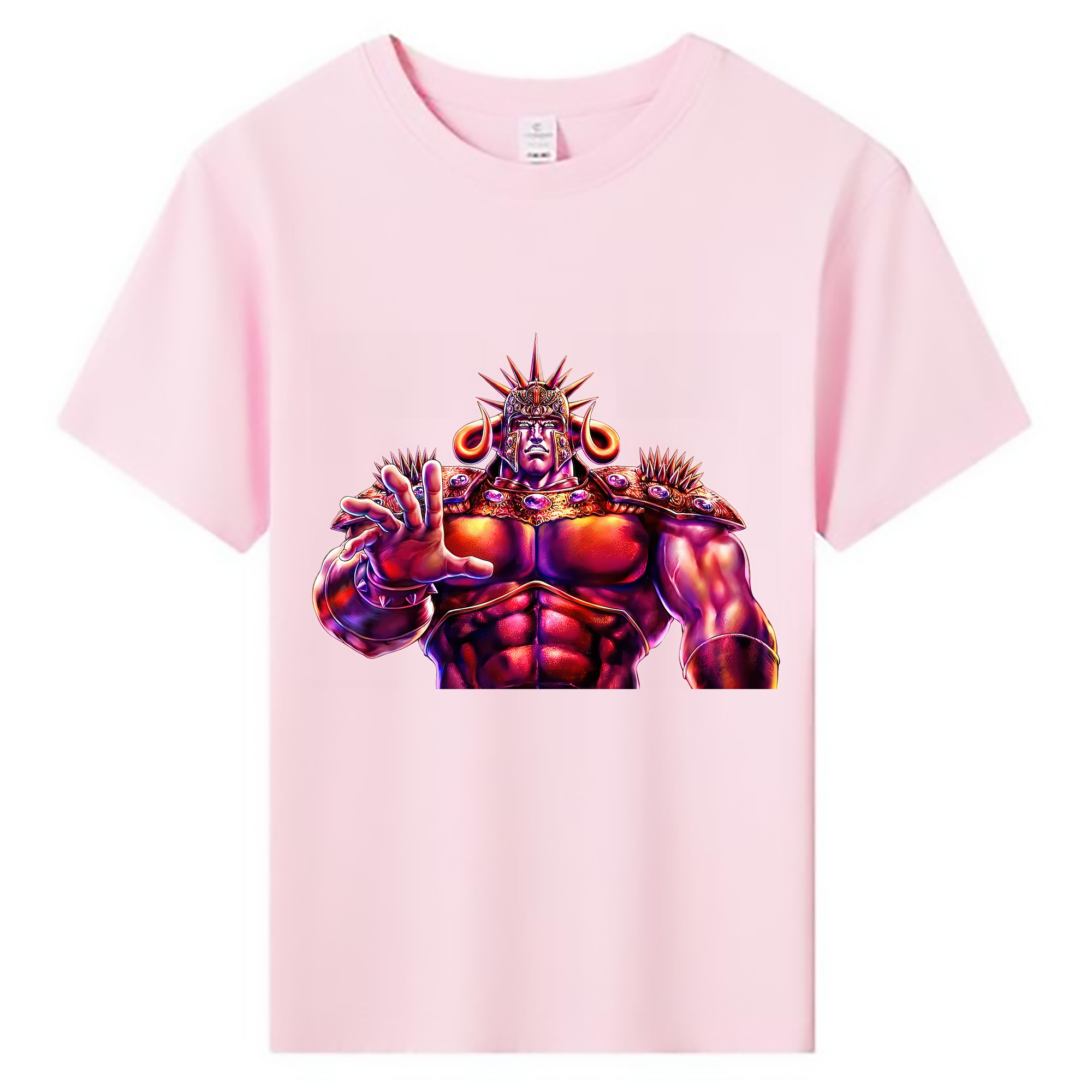 （画像用） 北斗の拳 Fist of the North Star 綿100％キッズTシャツ（フロントプリント）