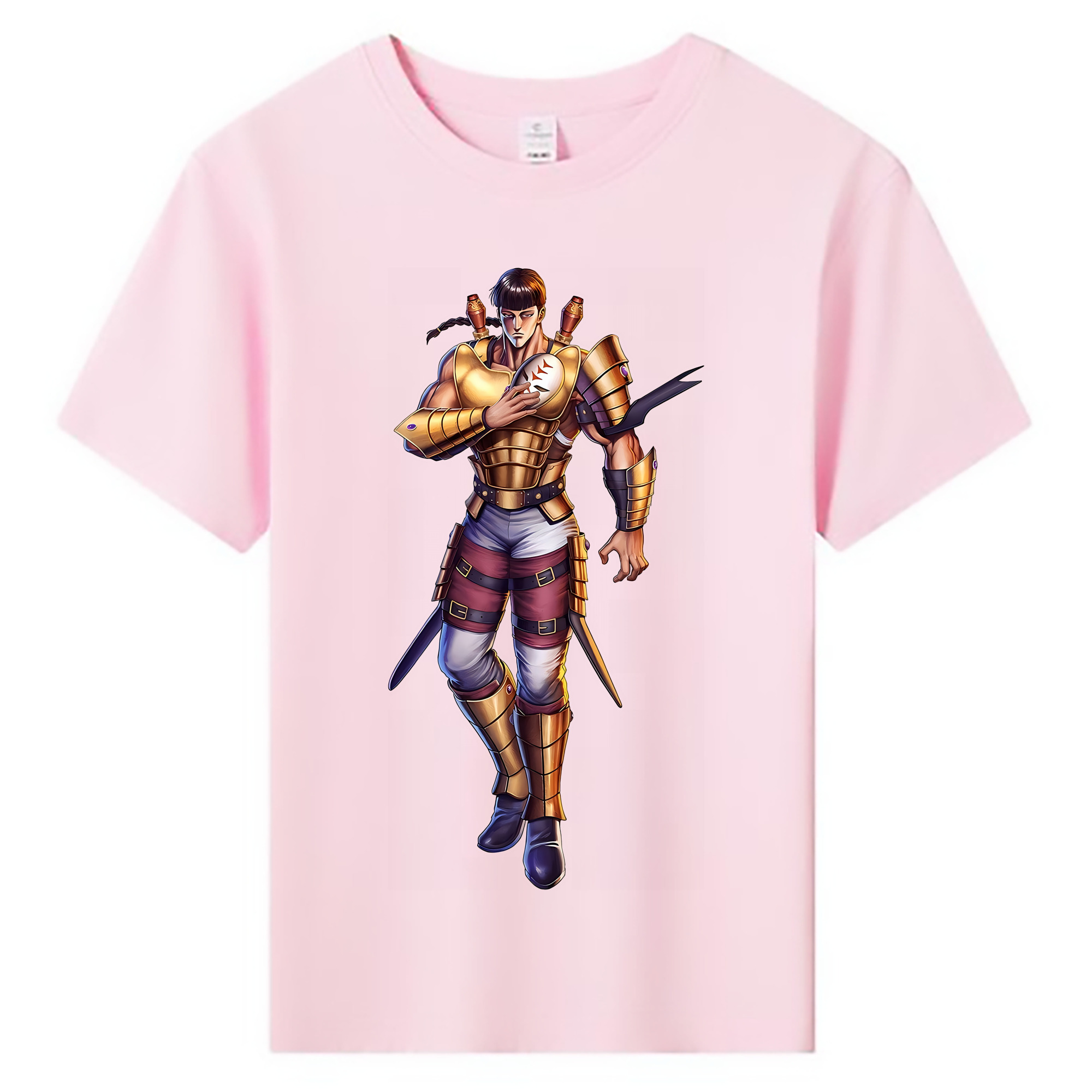 （画像用） 北斗の拳 Fist of the North Star 綿100％キッズTシャツ（フロントプリント）