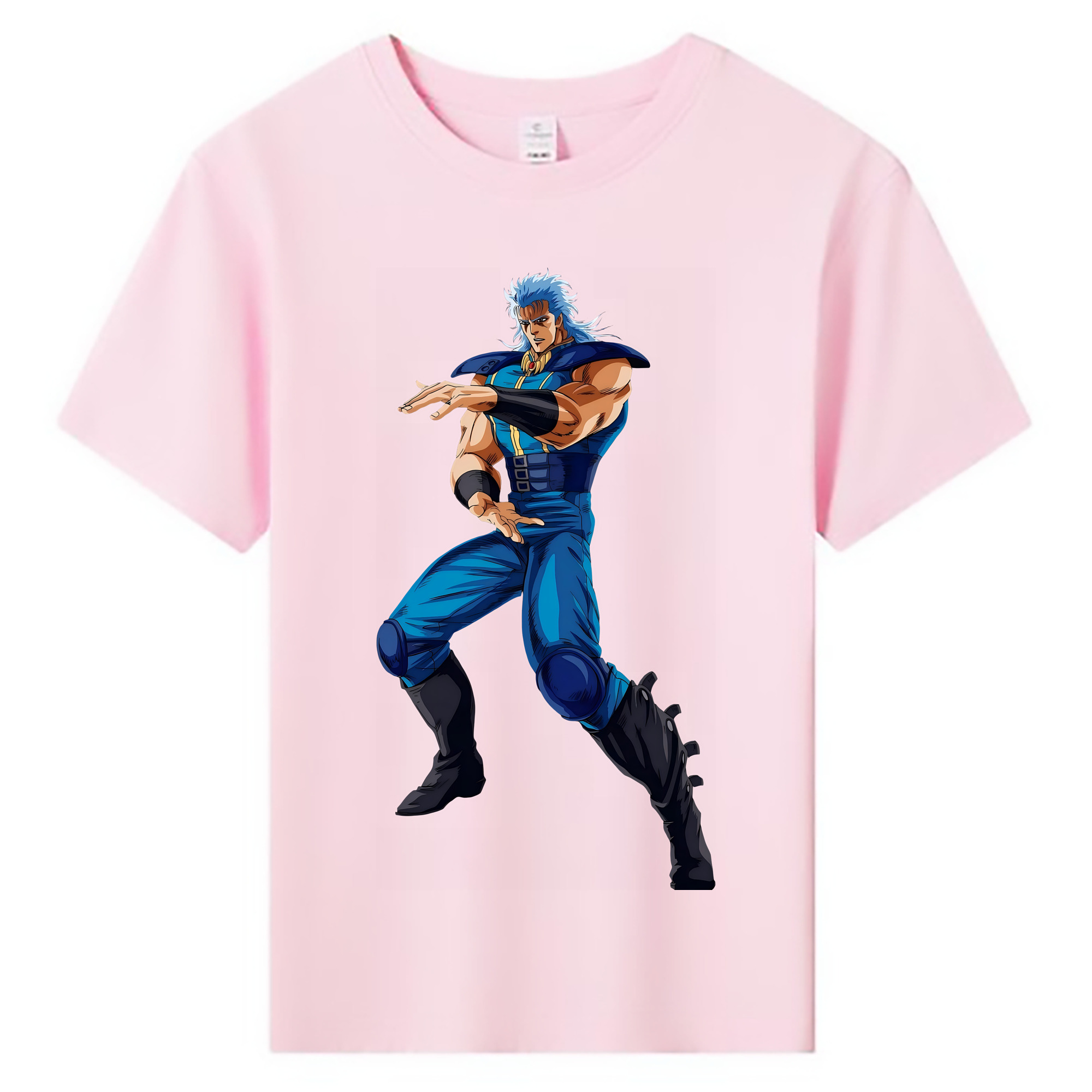 北斗の拳 Fist of the North Star 綿100％キッズTシャツ（フロントプリント）