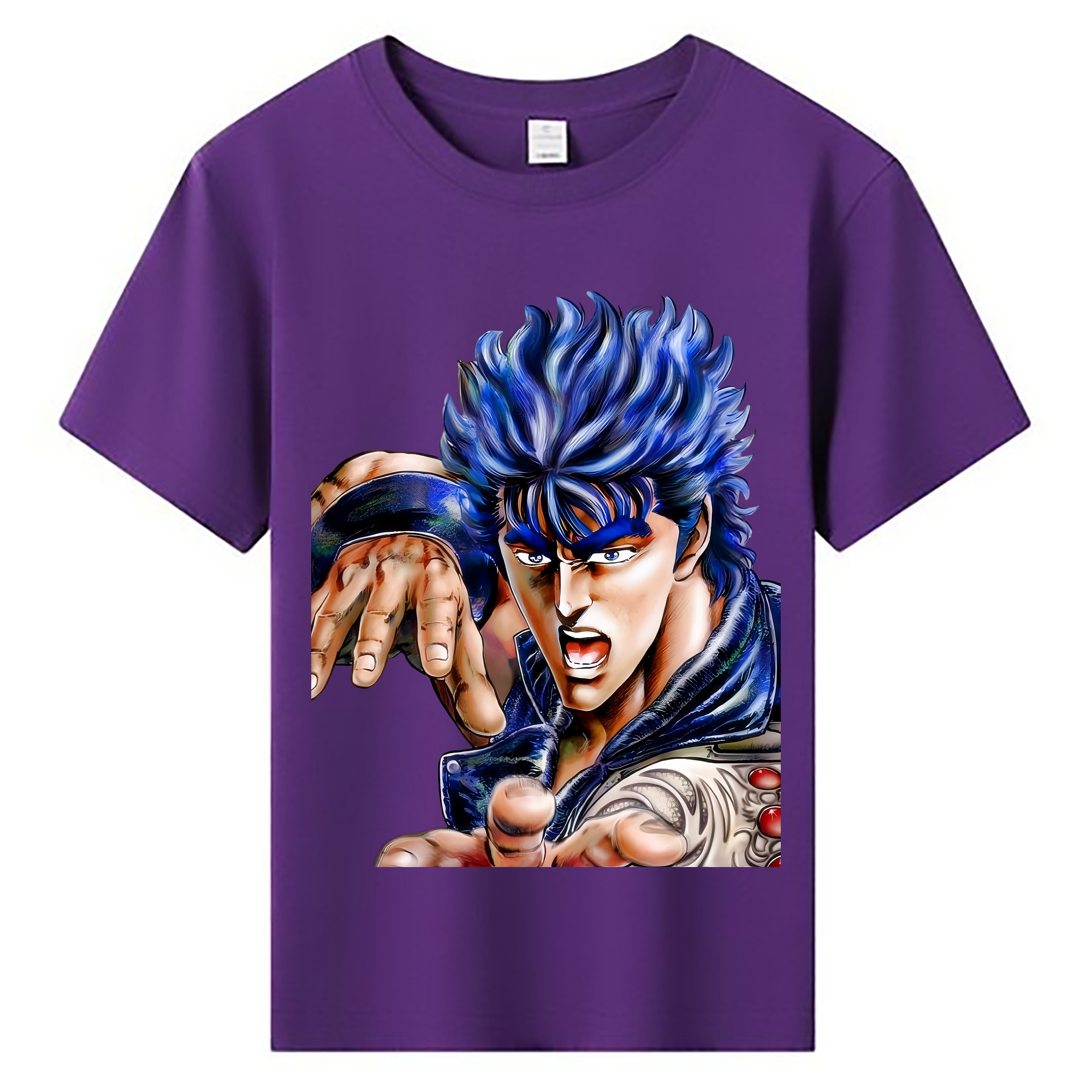 （画像用） 北斗の拳 Fist of the North Star 綿100％キッズTシャツ（フロントプリント）