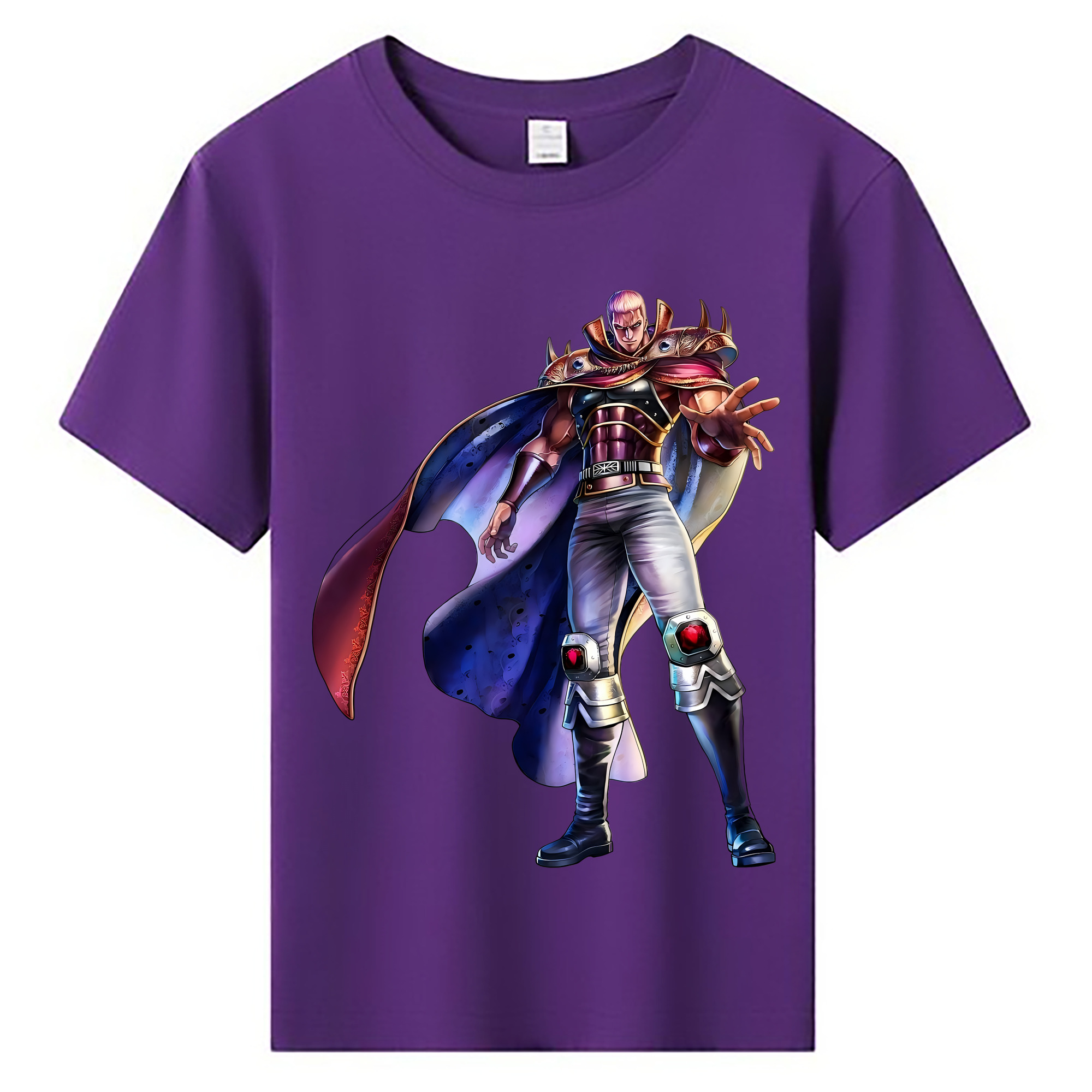 （画像用） 北斗の拳 Fist of the North Star 綿100％キッズTシャツ（フロントプリント）