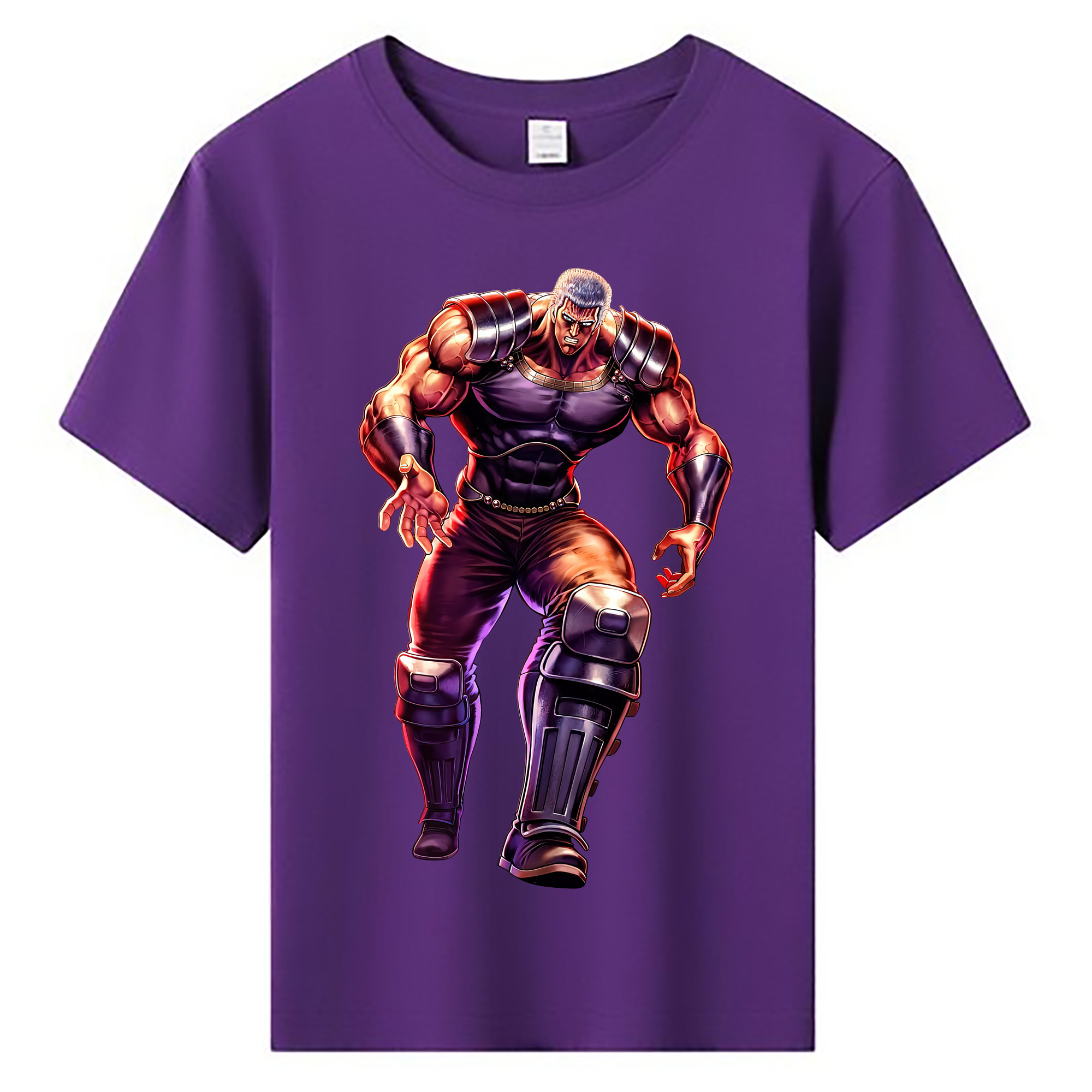 （画像用） 北斗の拳 Fist of the North Star 綿100％キッズTシャツ（フロントプリント）