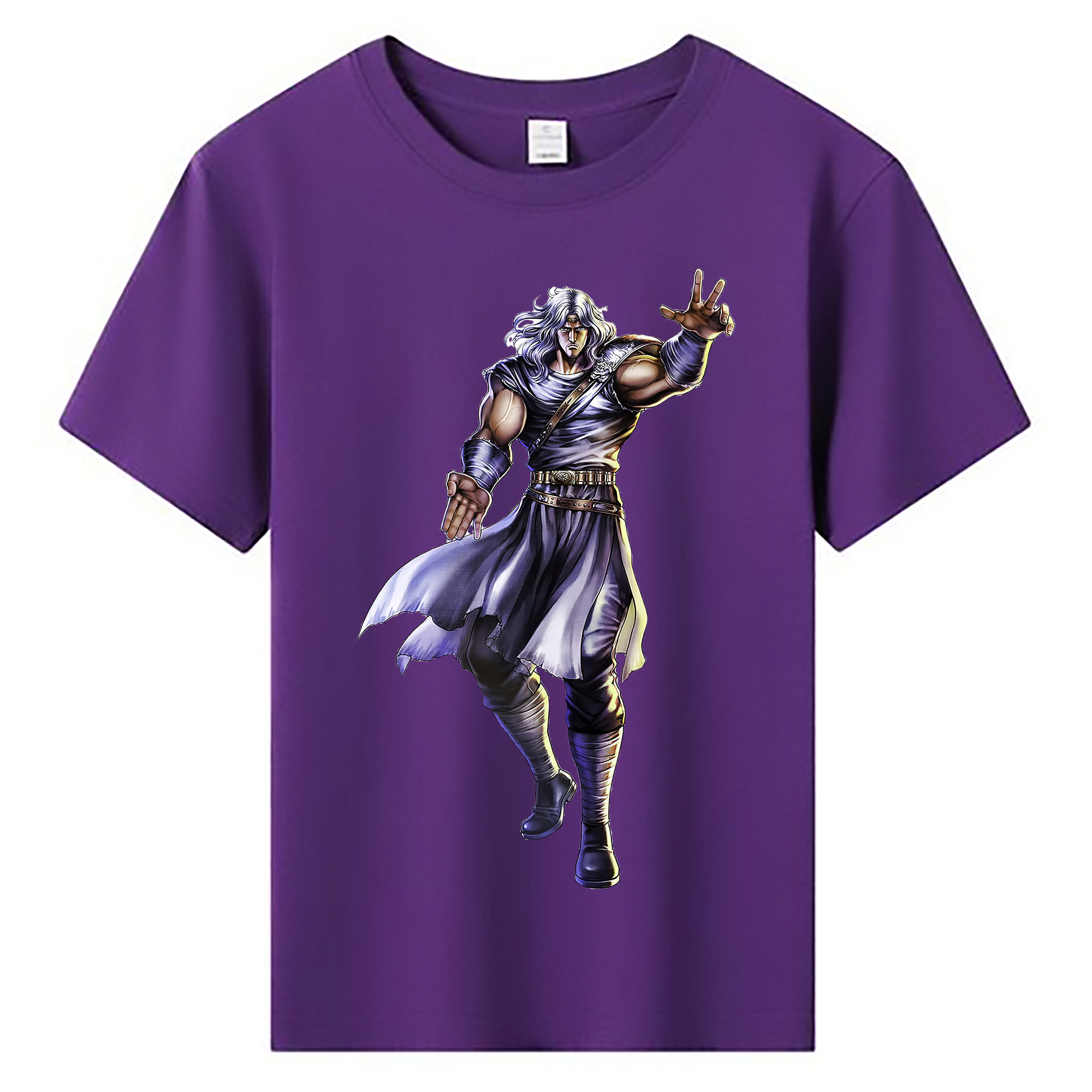（画像用） 北斗の拳 Fist of the North Star 綿100％キッズTシャツ（フロントプリント）
