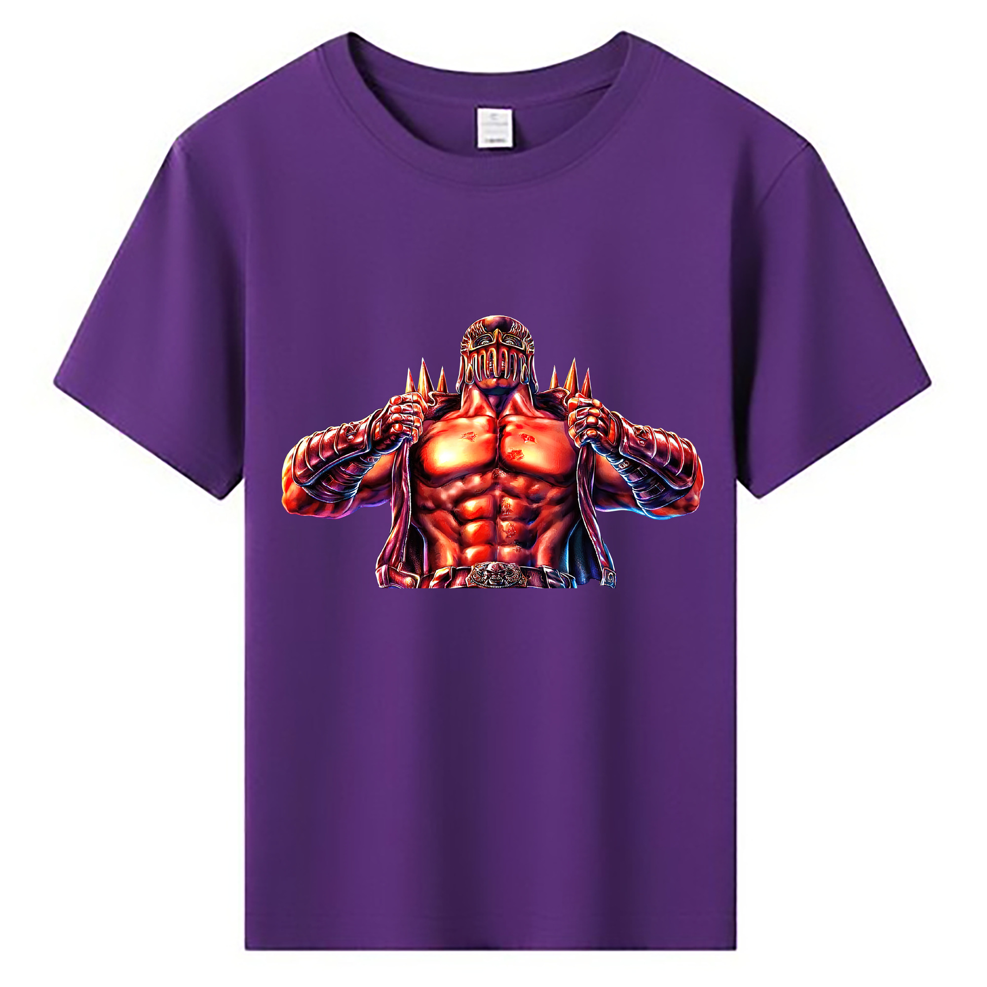 （画像用） 北斗の拳 Fist of the North Star 綿100％キッズTシャツ（フロントプリント）
