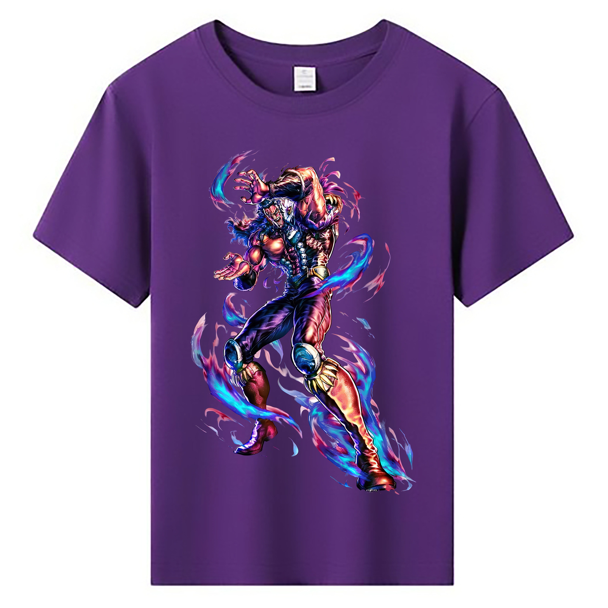 （画像用） 北斗の拳 Fist of the North Star 綿100％キッズTシャツ（フロントプリント）
