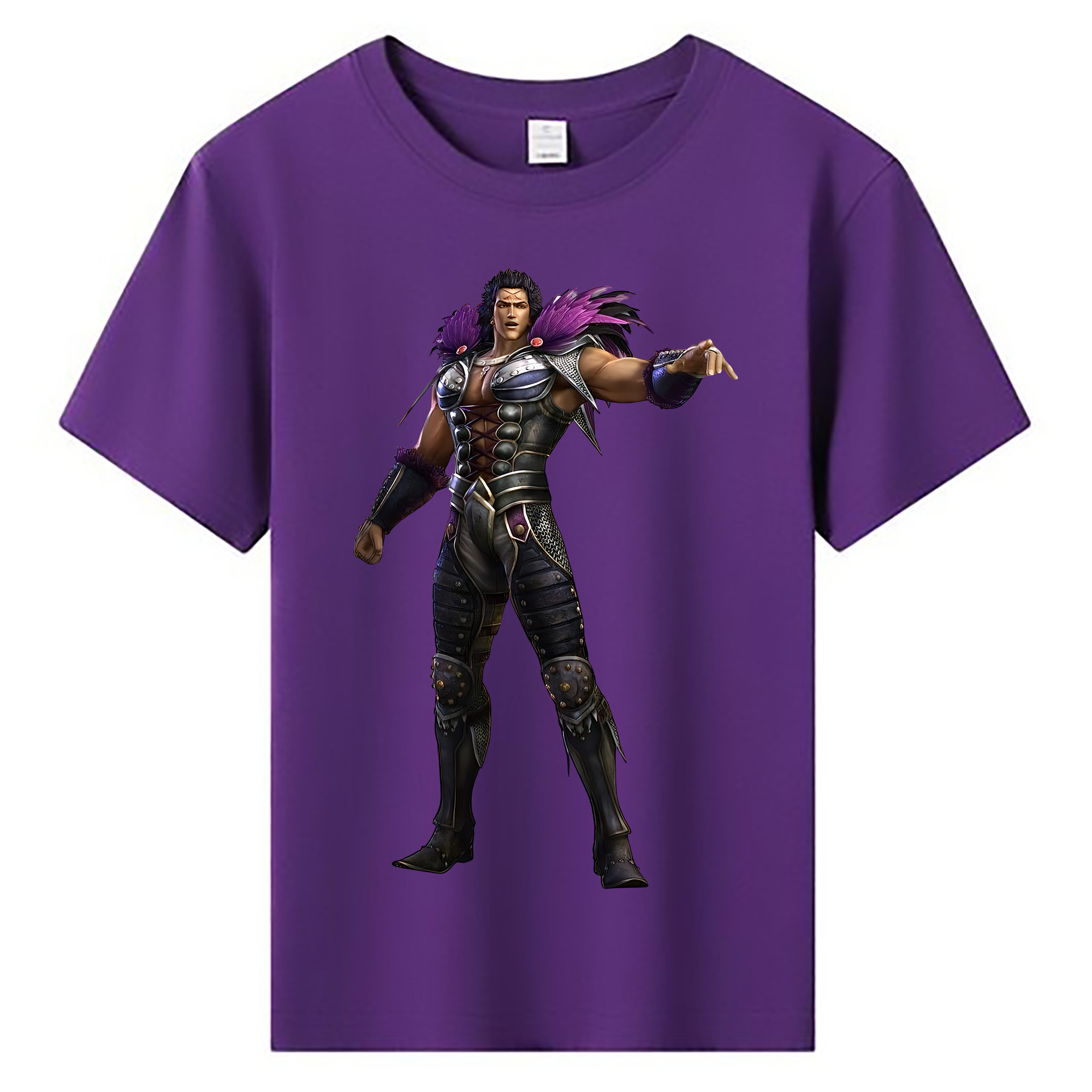 （画像用） 北斗の拳 Fist of the North Star 綿100％キッズTシャツ（フロントプリント）