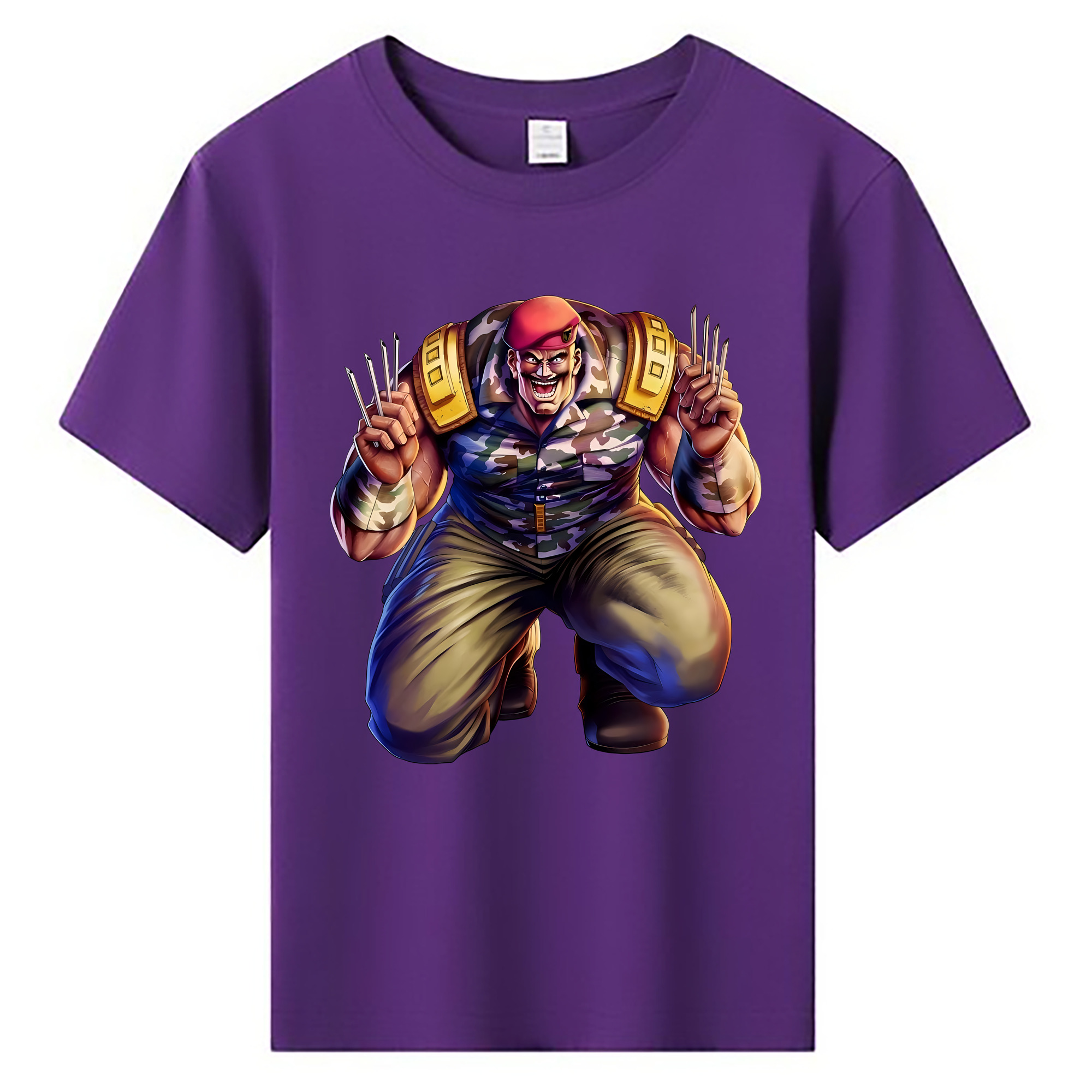 （画像用） 北斗の拳 Fist of the North Star 綿100％キッズTシャツ（フロントプリント）