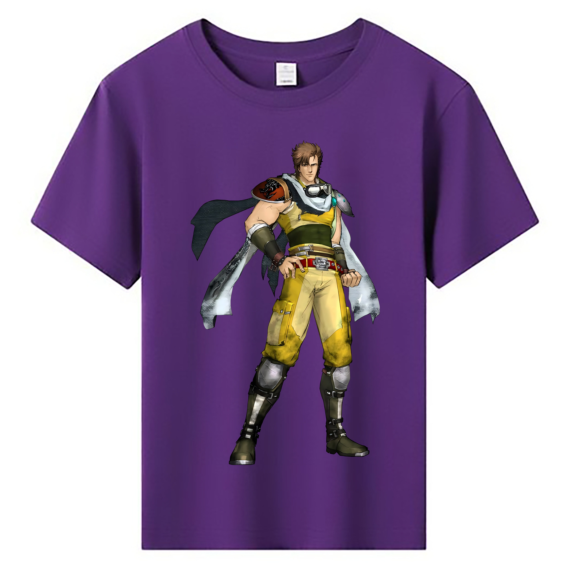（画像用） 北斗の拳 Fist of the North Star 綿100％キッズTシャツ（フロントプリント）
