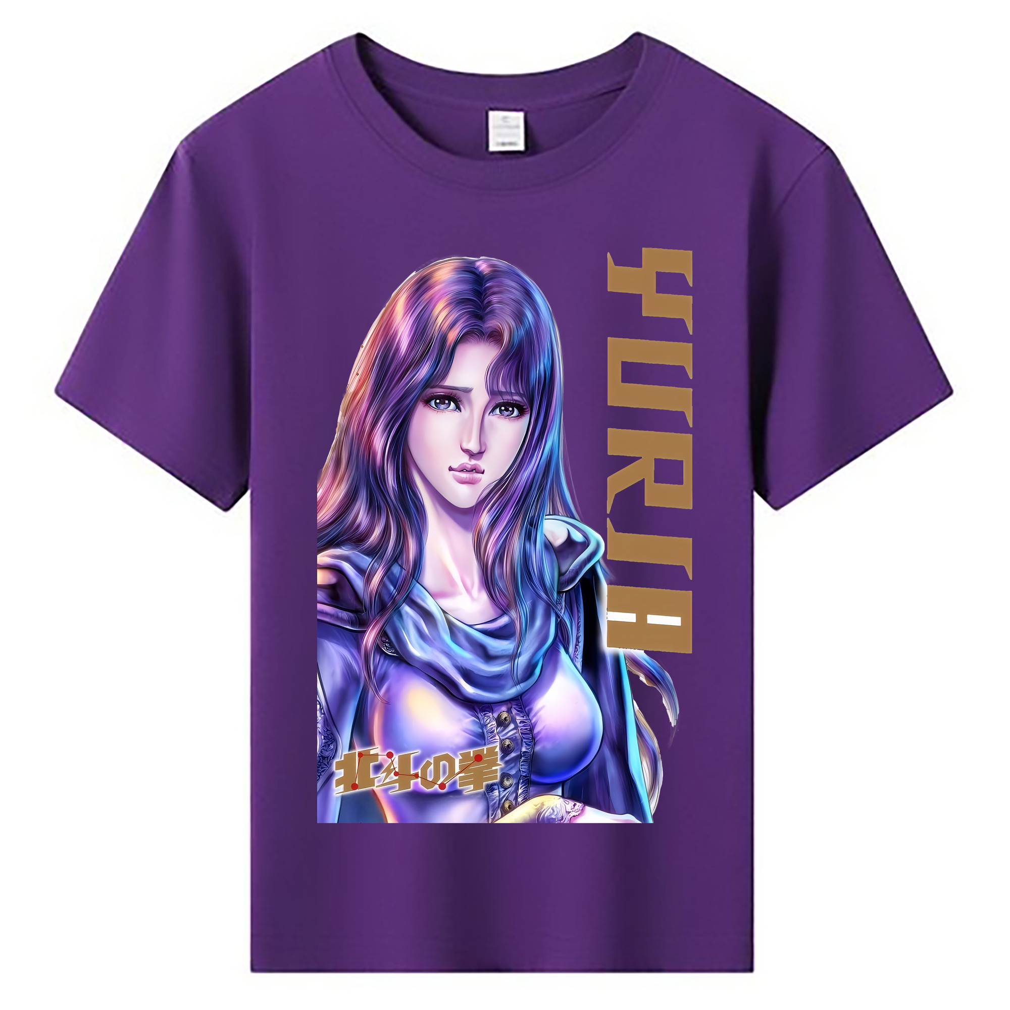 （画像用） 北斗の拳 Fist of the North Star 綿100％キッズTシャツ（フロントプリント）