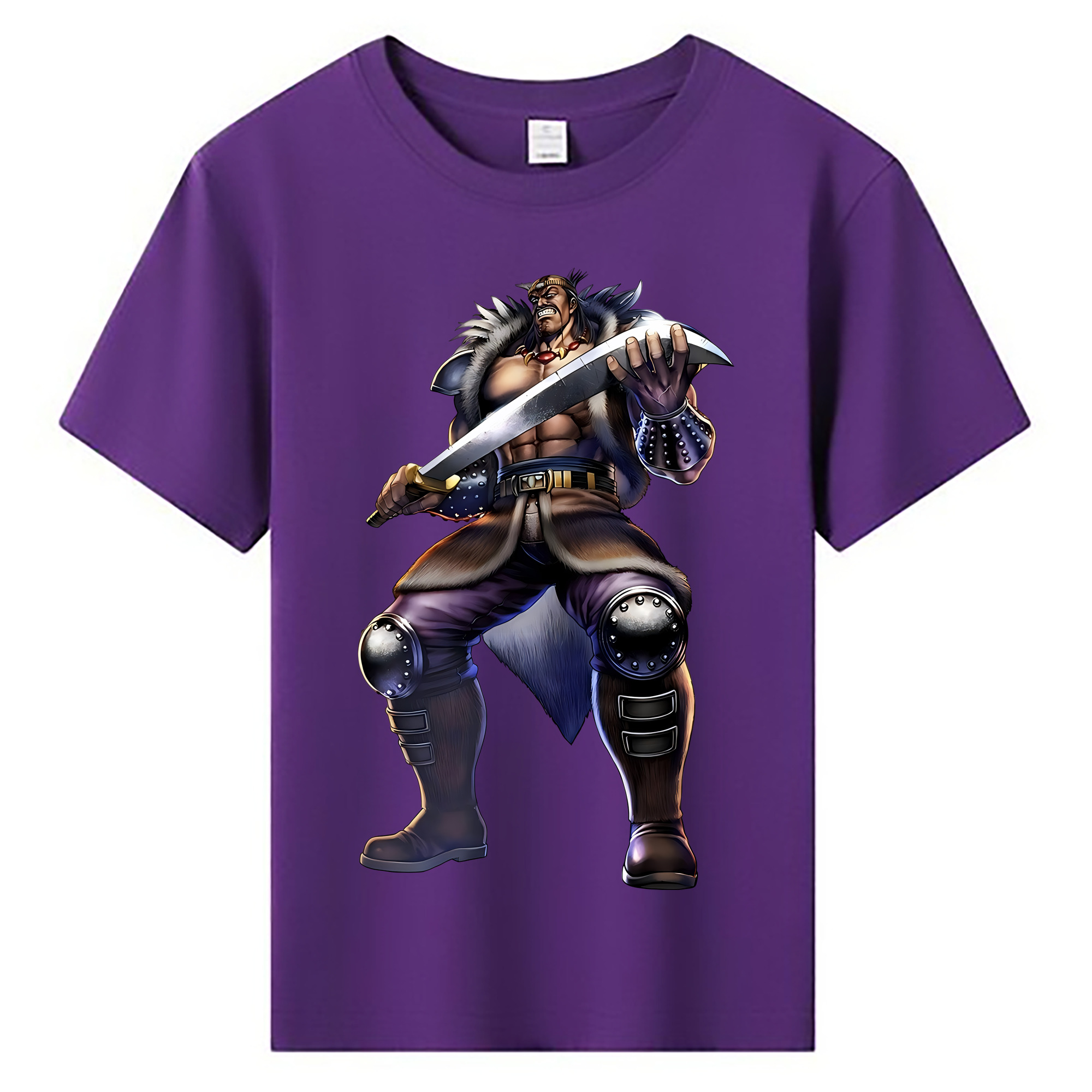 （画像用） 北斗の拳 Fist of the North Star 綿100％キッズTシャツ（フロントプリント）