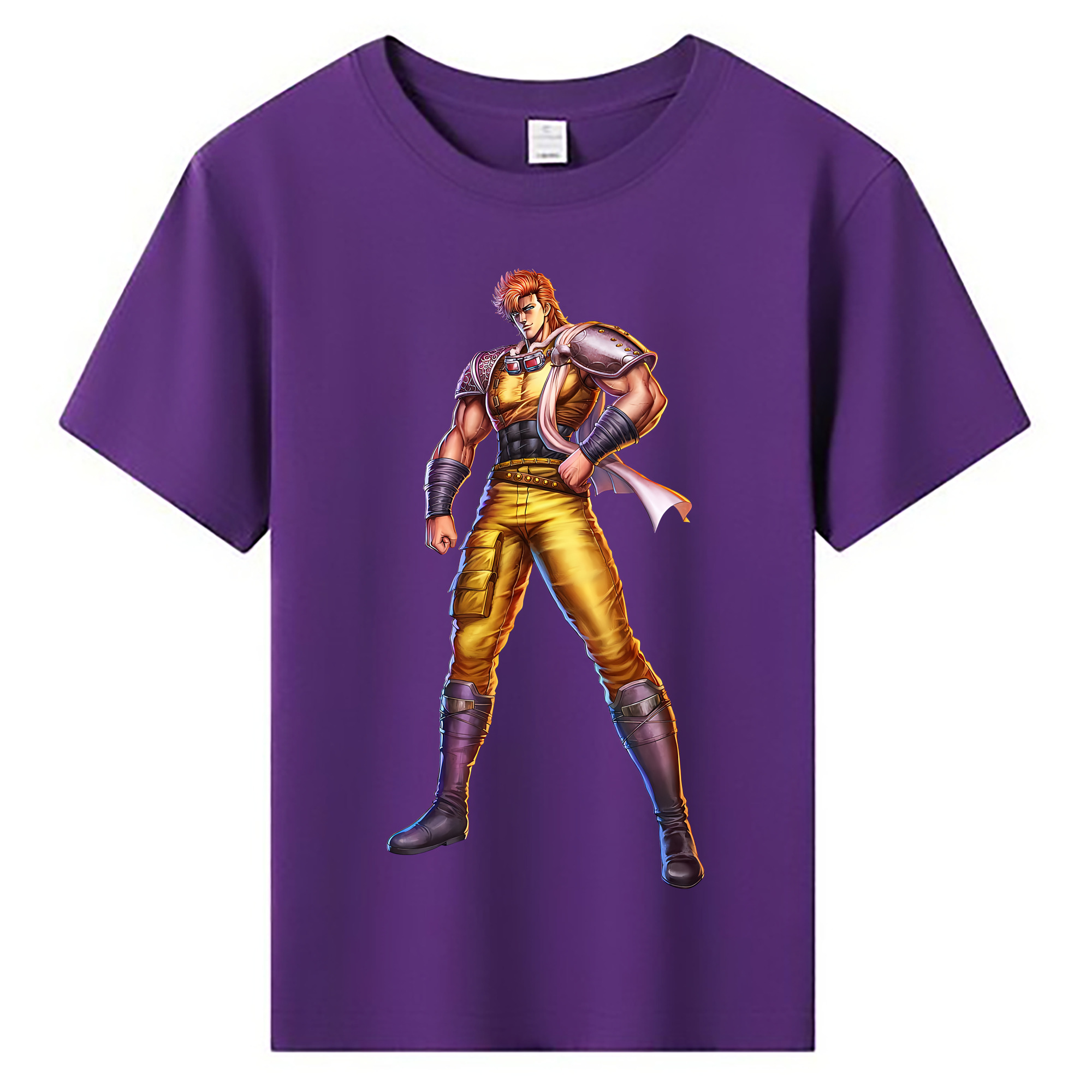（画像用） 北斗の拳 Fist of the North Star 綿100％キッズTシャツ（フロントプリント）