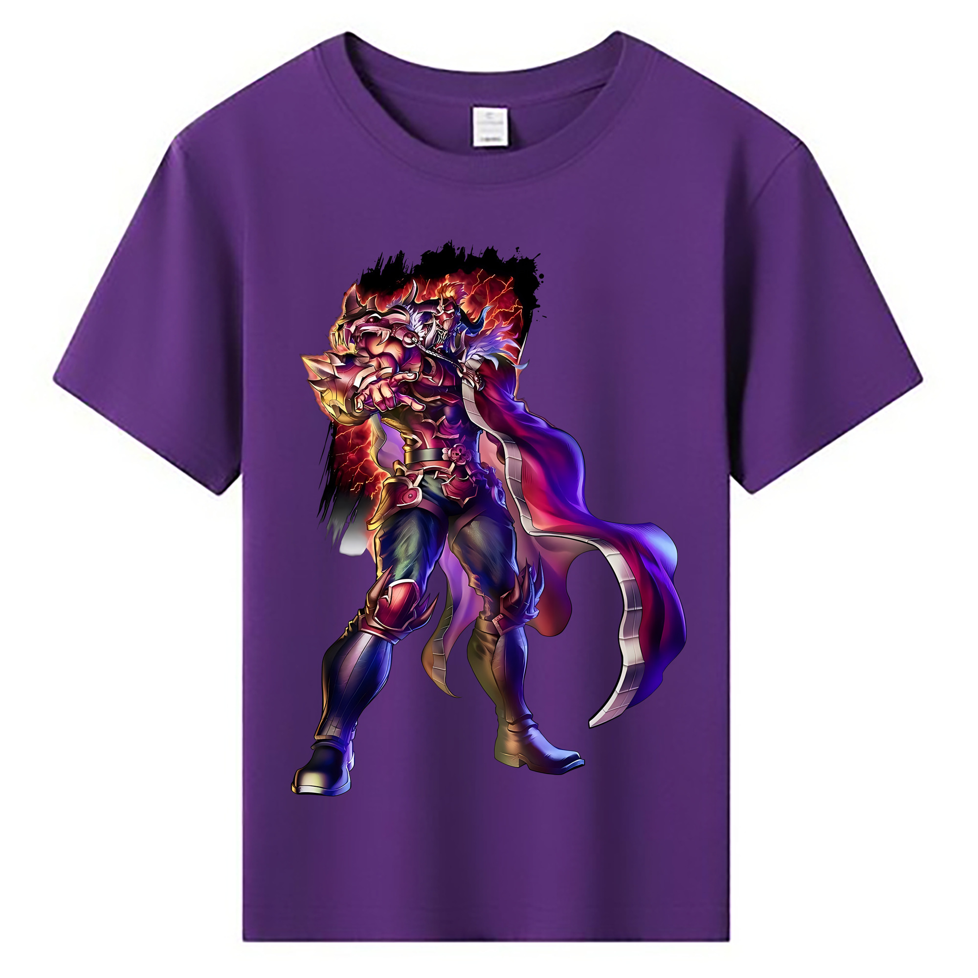 （画像用） 北斗の拳 Fist of the North Star 綿100％キッズTシャツ（フロントプリント）