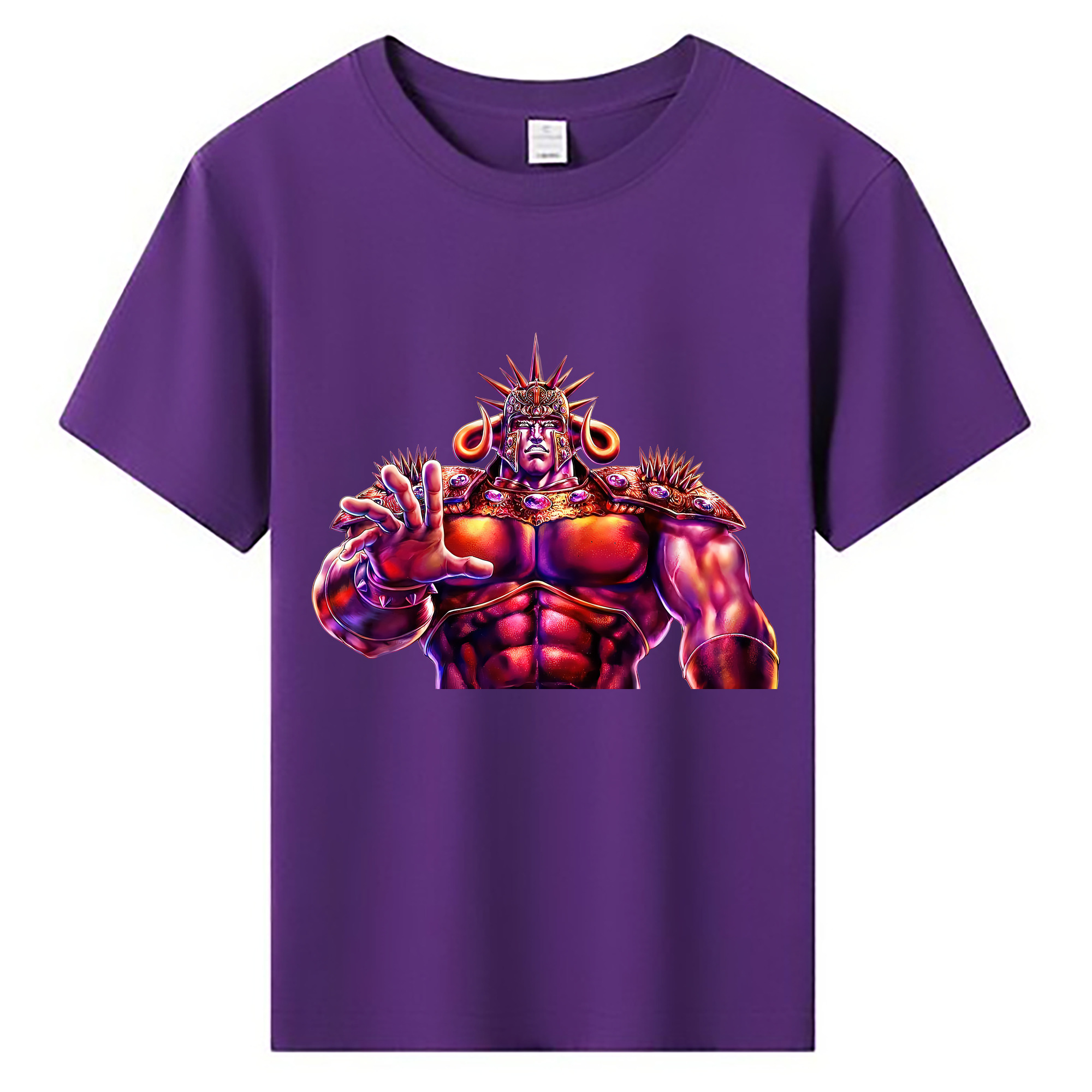 （画像用） 北斗の拳 Fist of the North Star 綿100％キッズTシャツ（フロントプリント）