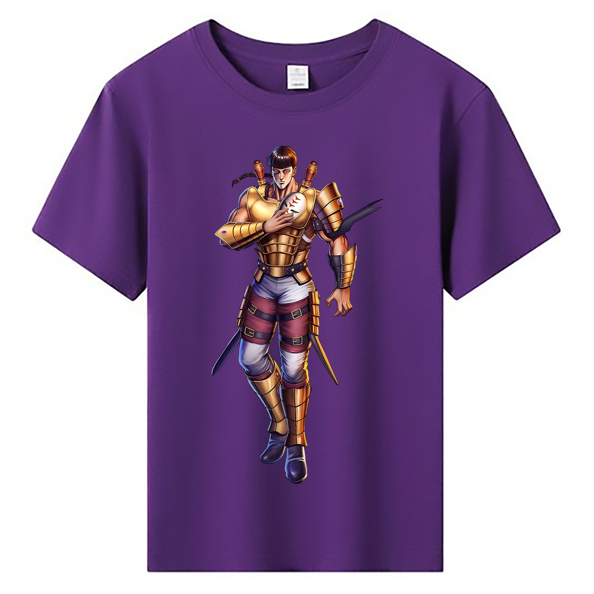 （画像用） 北斗の拳 Fist of the North Star 綿100％キッズTシャツ（フロントプリント）