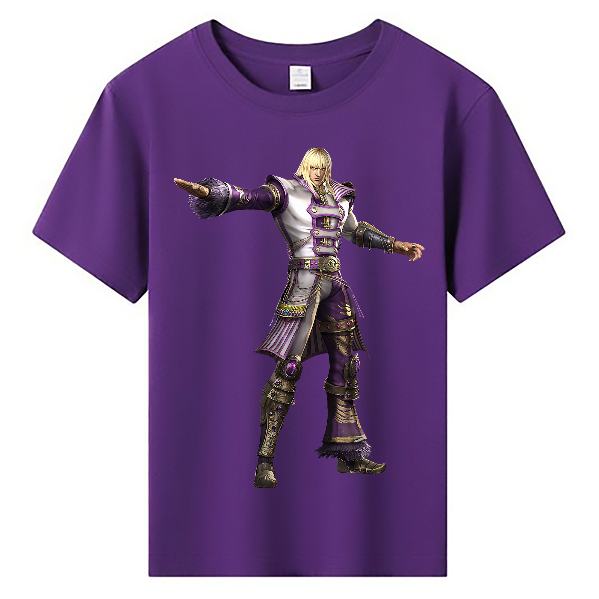 （画像用） 北斗の拳 Fist of the North Star 綿100％キッズTシャツ（フロントプリント）