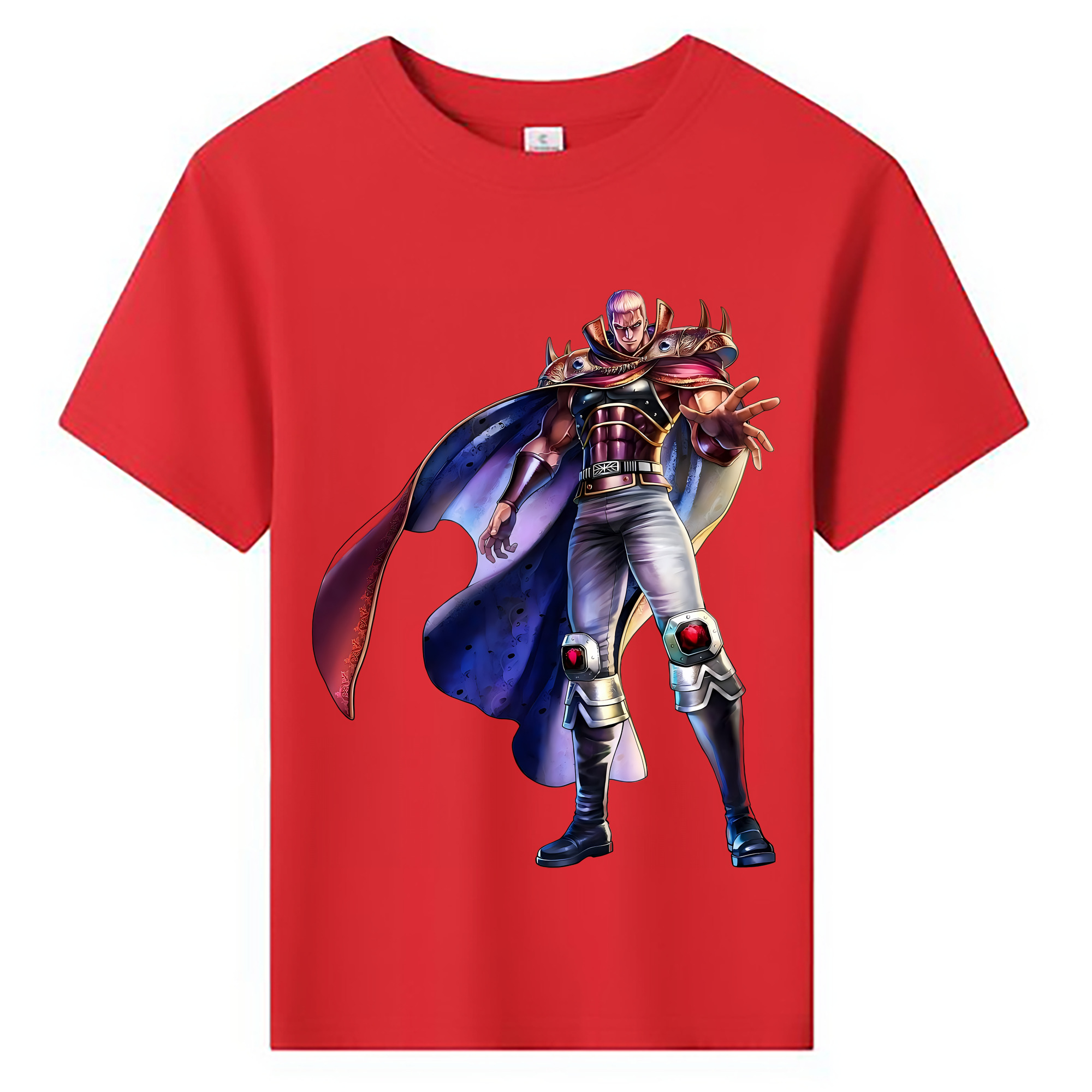（画像用） 北斗の拳 Fist of the North Star 綿100％キッズTシャツ（フロントプリント）
