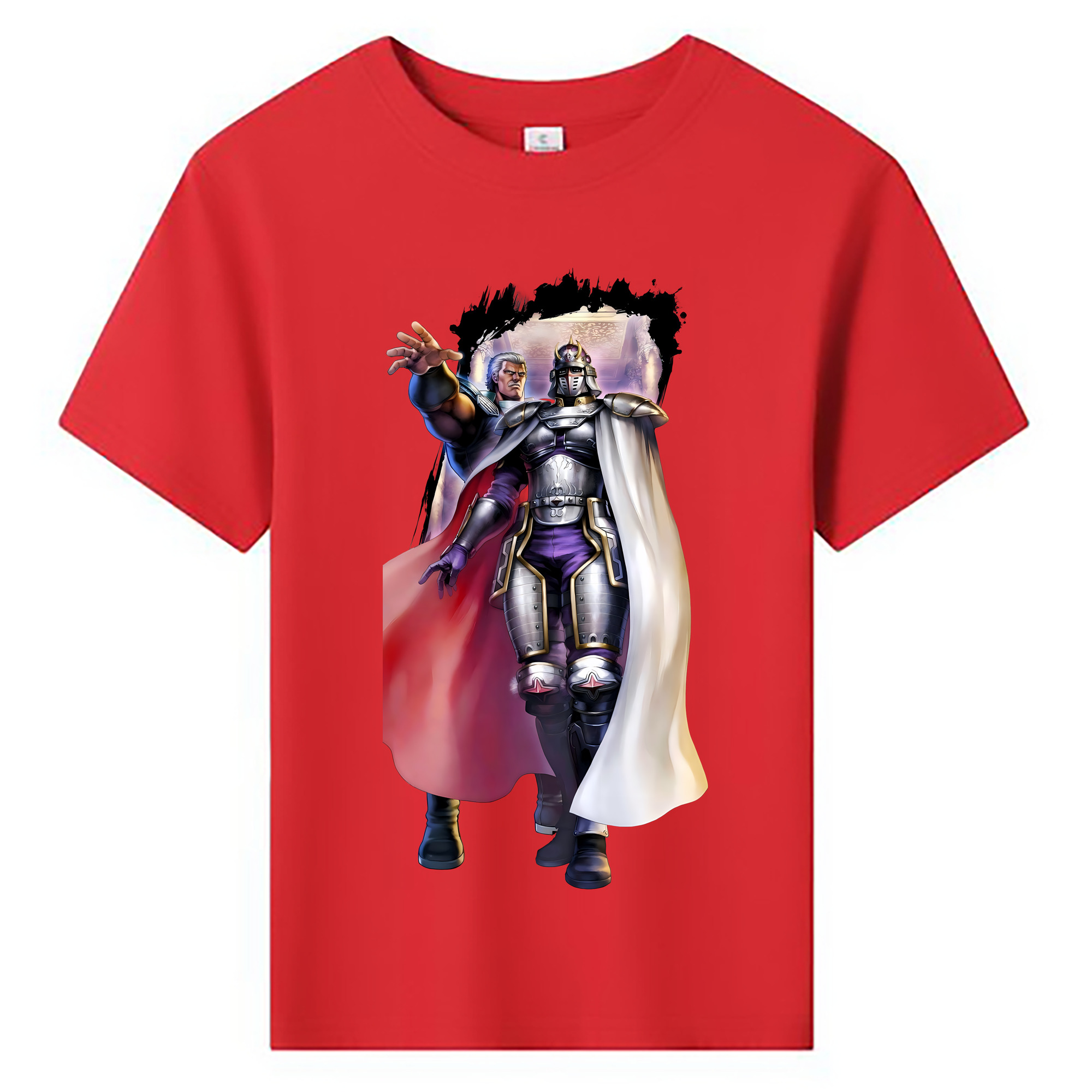 （画像用） 北斗の拳 Fist of the North Star 綿100％キッズTシャツ（フロントプリント）