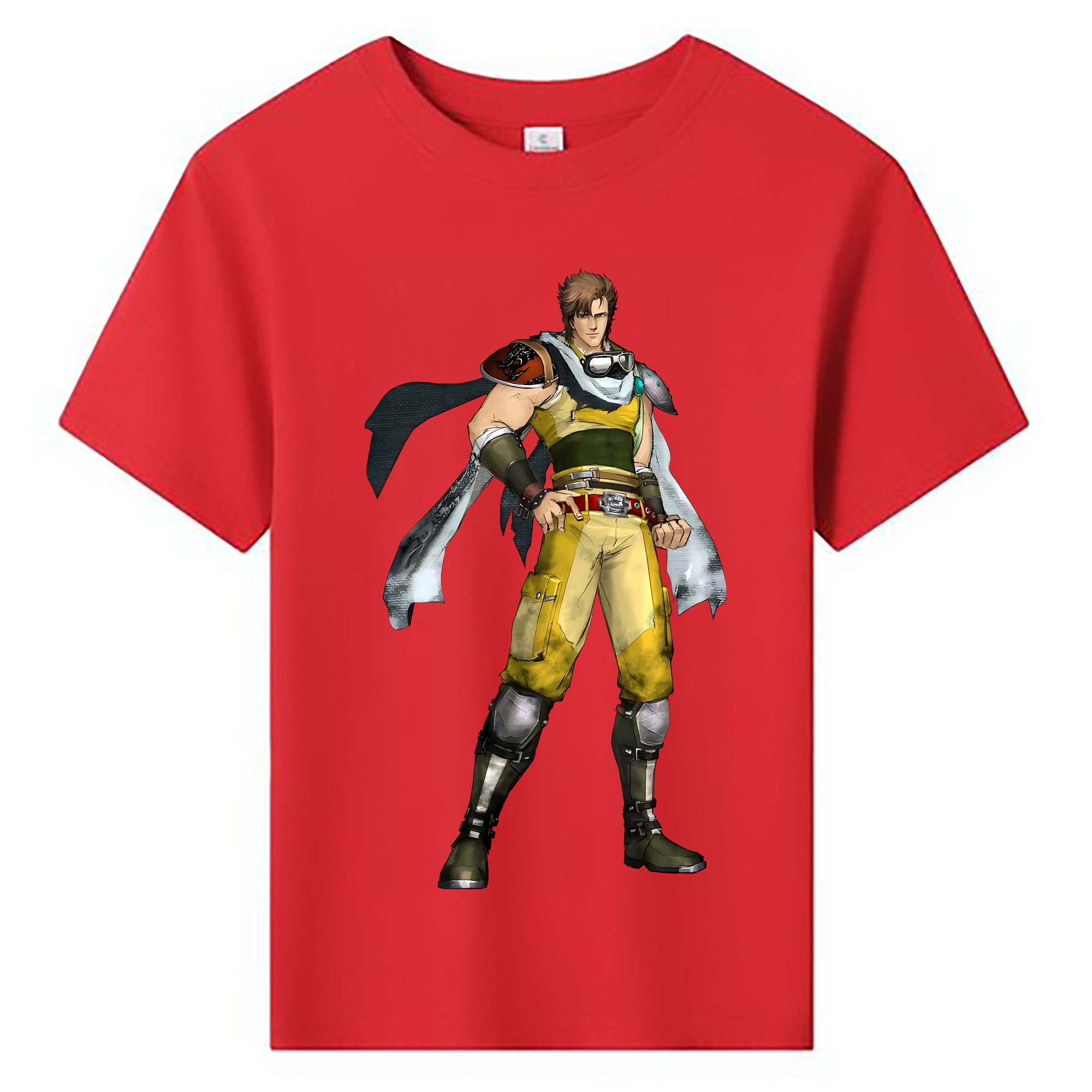 （画像用） 北斗の拳 Fist of the North Star 綿100％キッズTシャツ（フロントプリント）