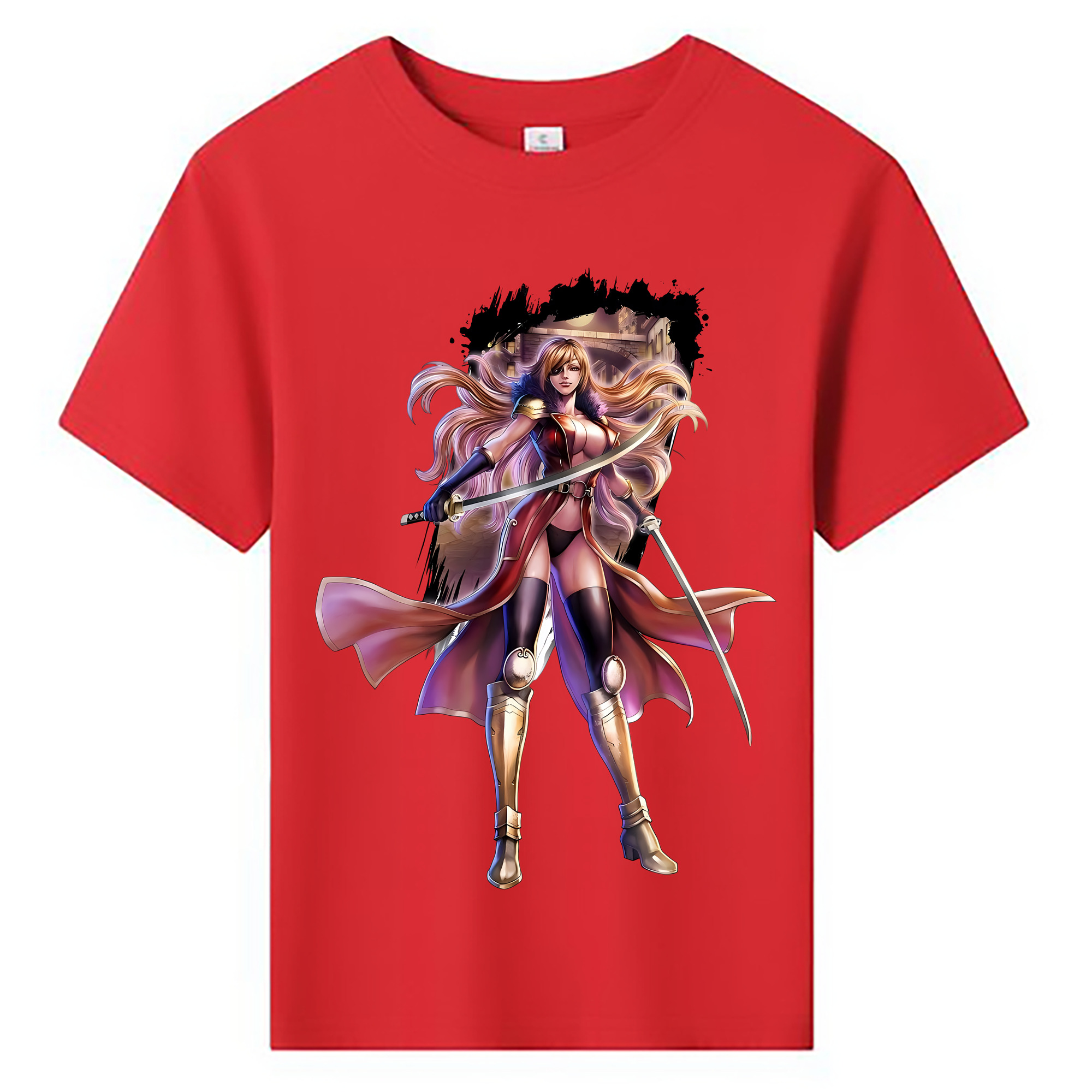 （画像用） 北斗の拳 Fist of the North Star 綿100％キッズTシャツ（フロントプリント）