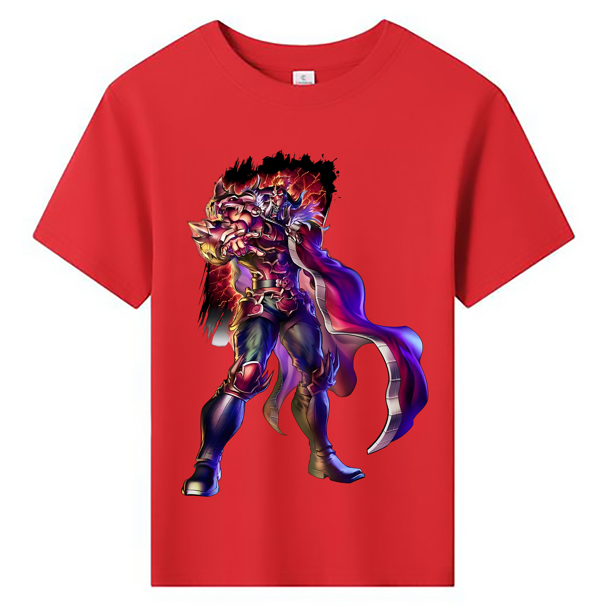（画像用） 北斗の拳 Fist of the North Star 綿100％キッズTシャツ（フロントプリント）