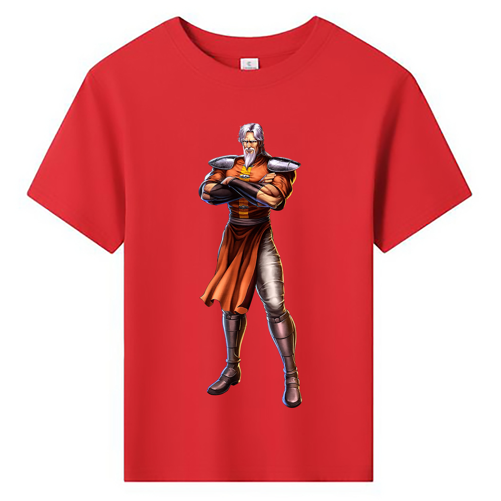 （画像用） 北斗の拳 Fist of the North Star 綿100％キッズTシャツ（フロントプリント）