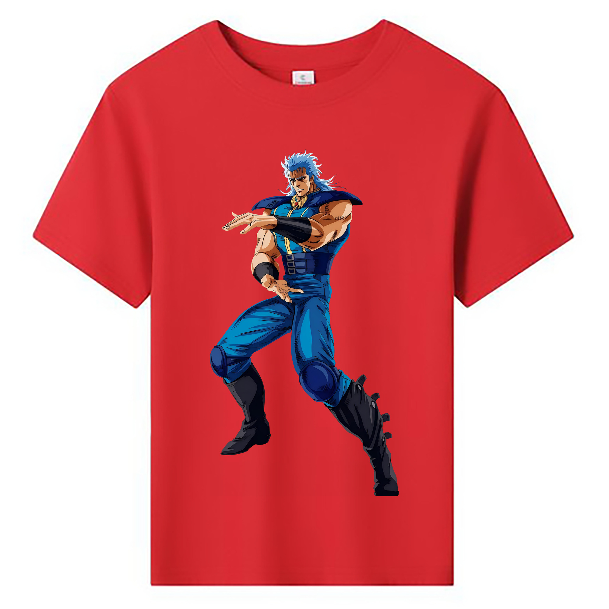 北斗の拳 Fist of the North Star 綿100％キッズTシャツ（フロントプリント）