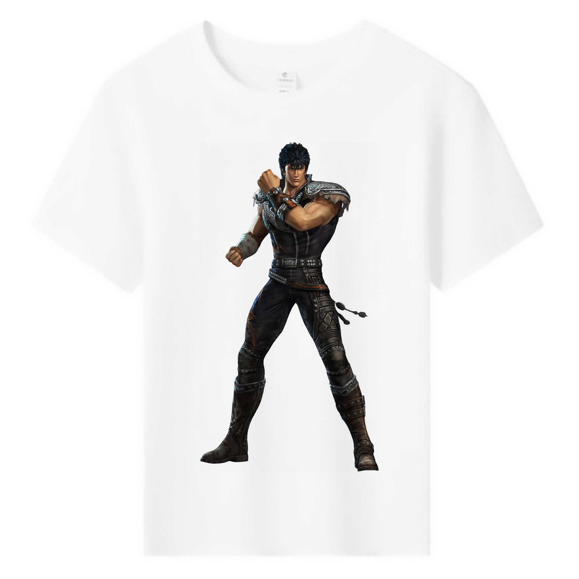 （画像用） 北斗の拳 Fist of the North Star 綿100％キッズTシャツ（フロントプリント）