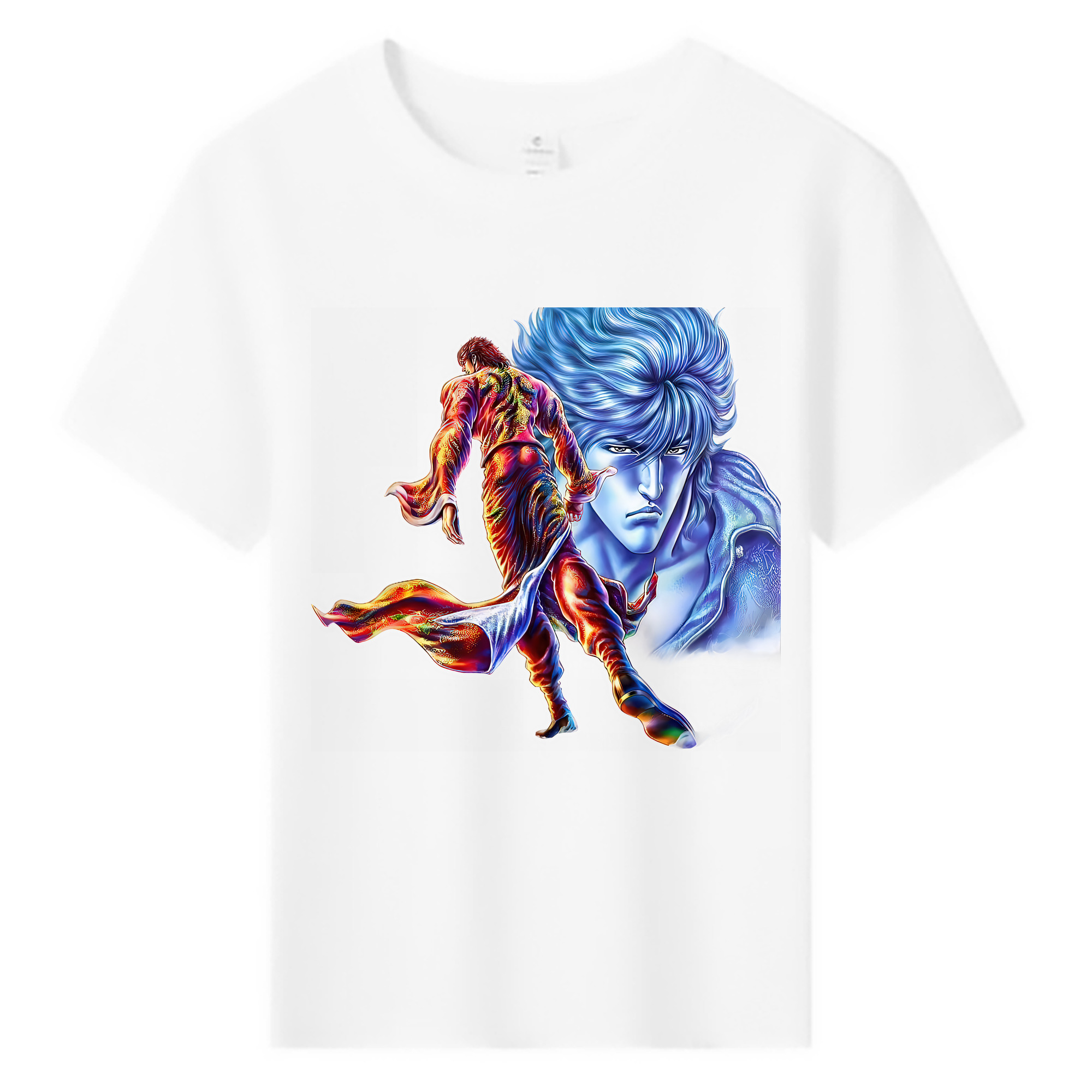 （画像用） 北斗の拳 Fist of the North Star 綿100％キッズTシャツ（フロントプリント）