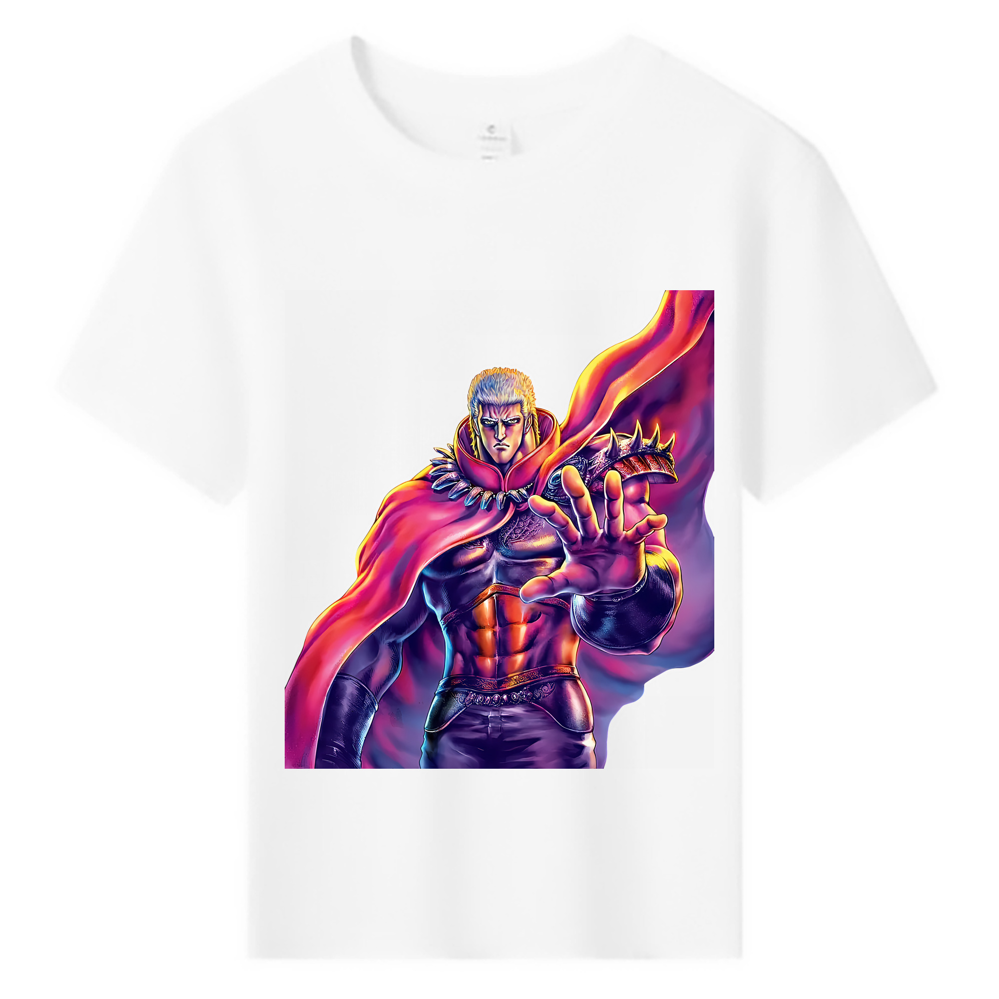 （画像用） 北斗の拳 Fist of the North Star 綿100％キッズTシャツ（フロントプリント）