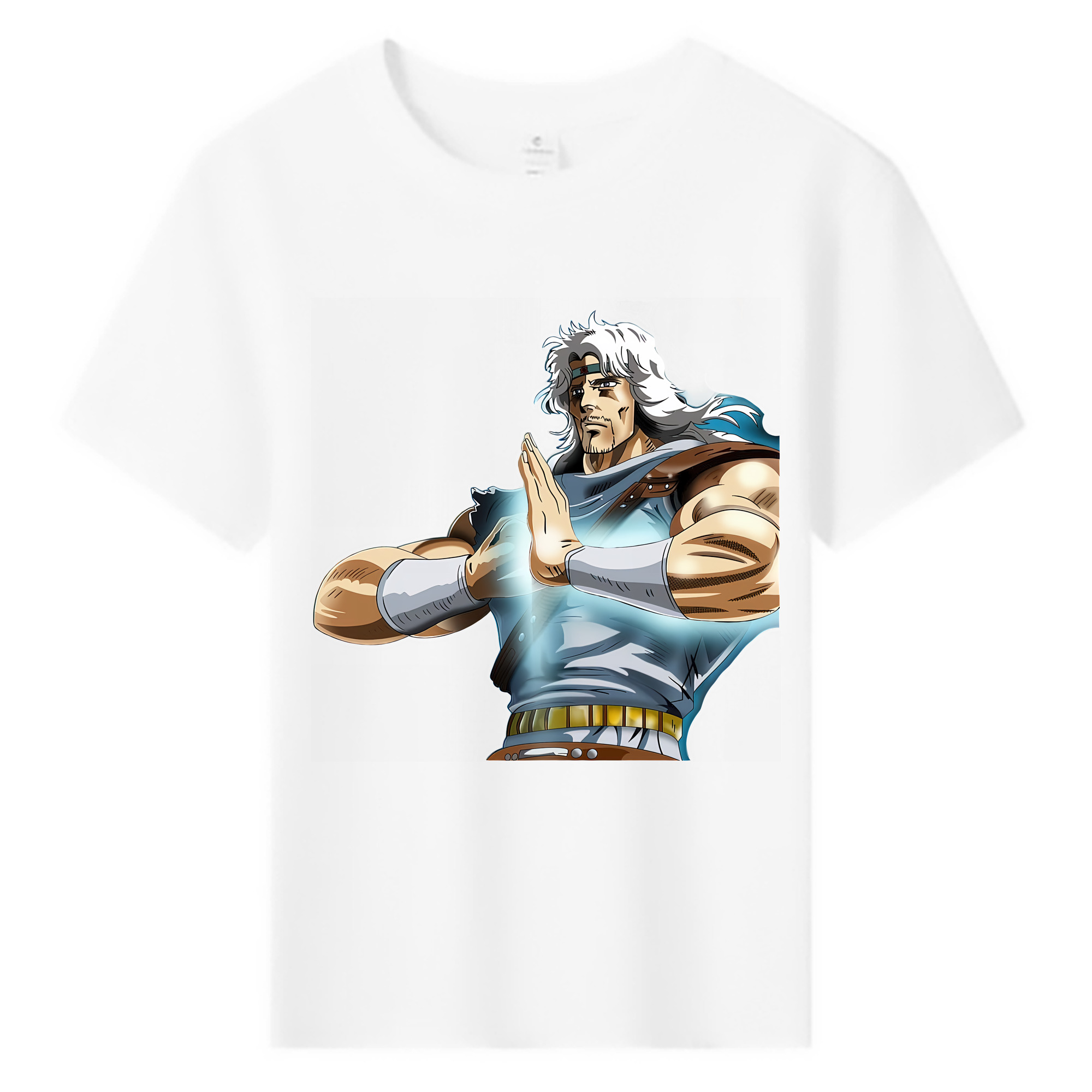 （画像用） 北斗の拳 Fist of the North Star 綿100％キッズTシャツ（フロントプリント）