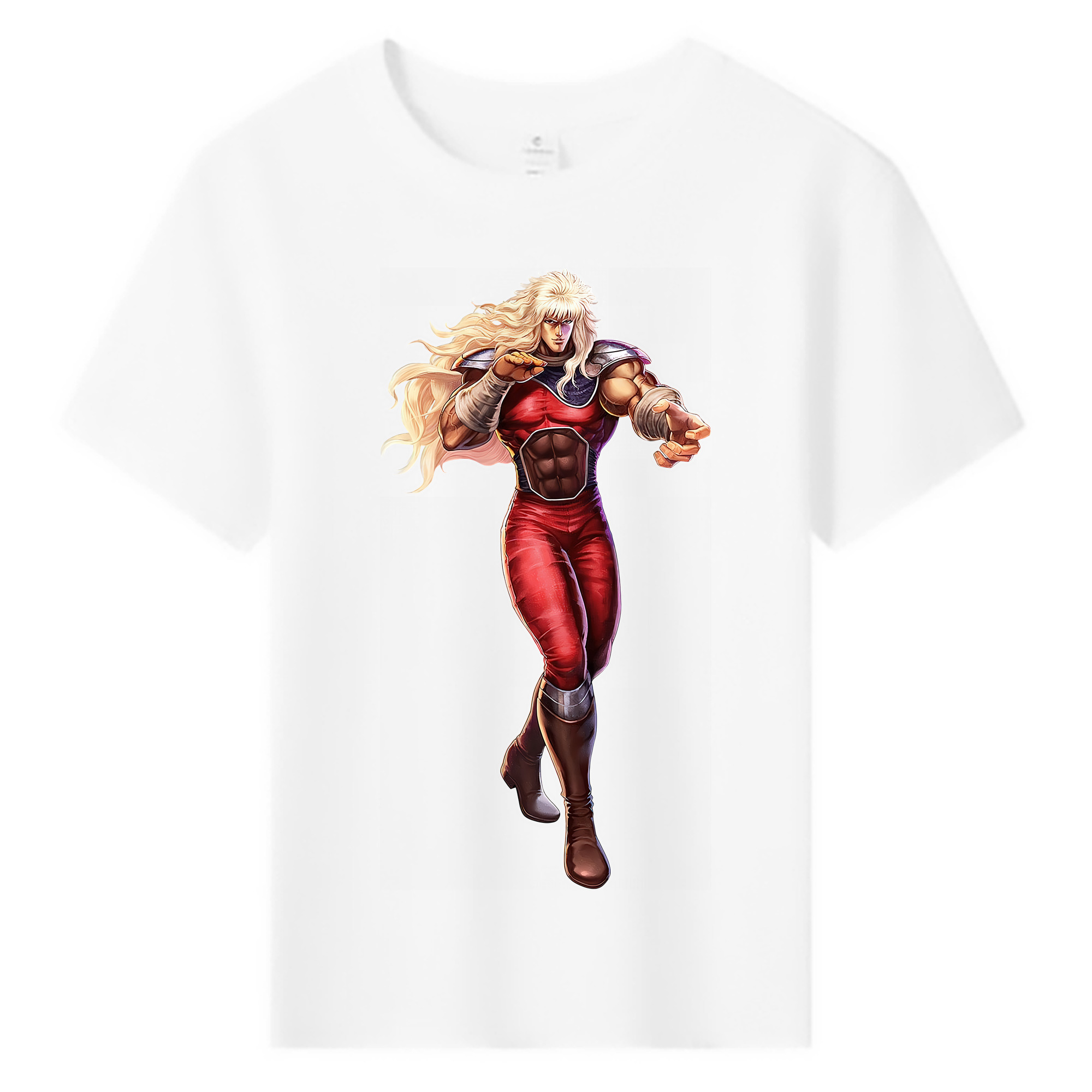 （画像用） 北斗の拳 Fist of the North Star 綿100％キッズTシャツ（フロントプリント）