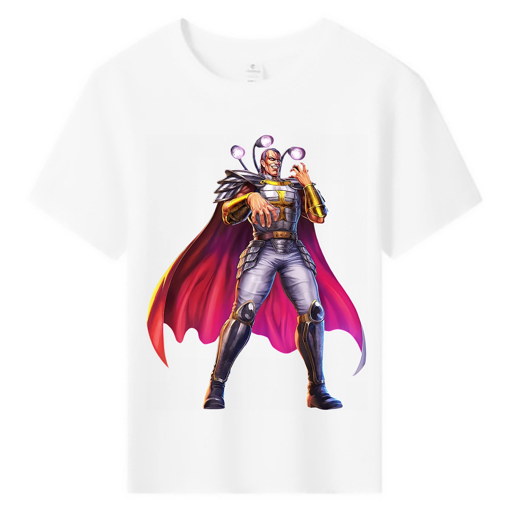 （画像用） 北斗の拳 Fist of the North Star 綿100％キッズTシャツ（フロントプリント）