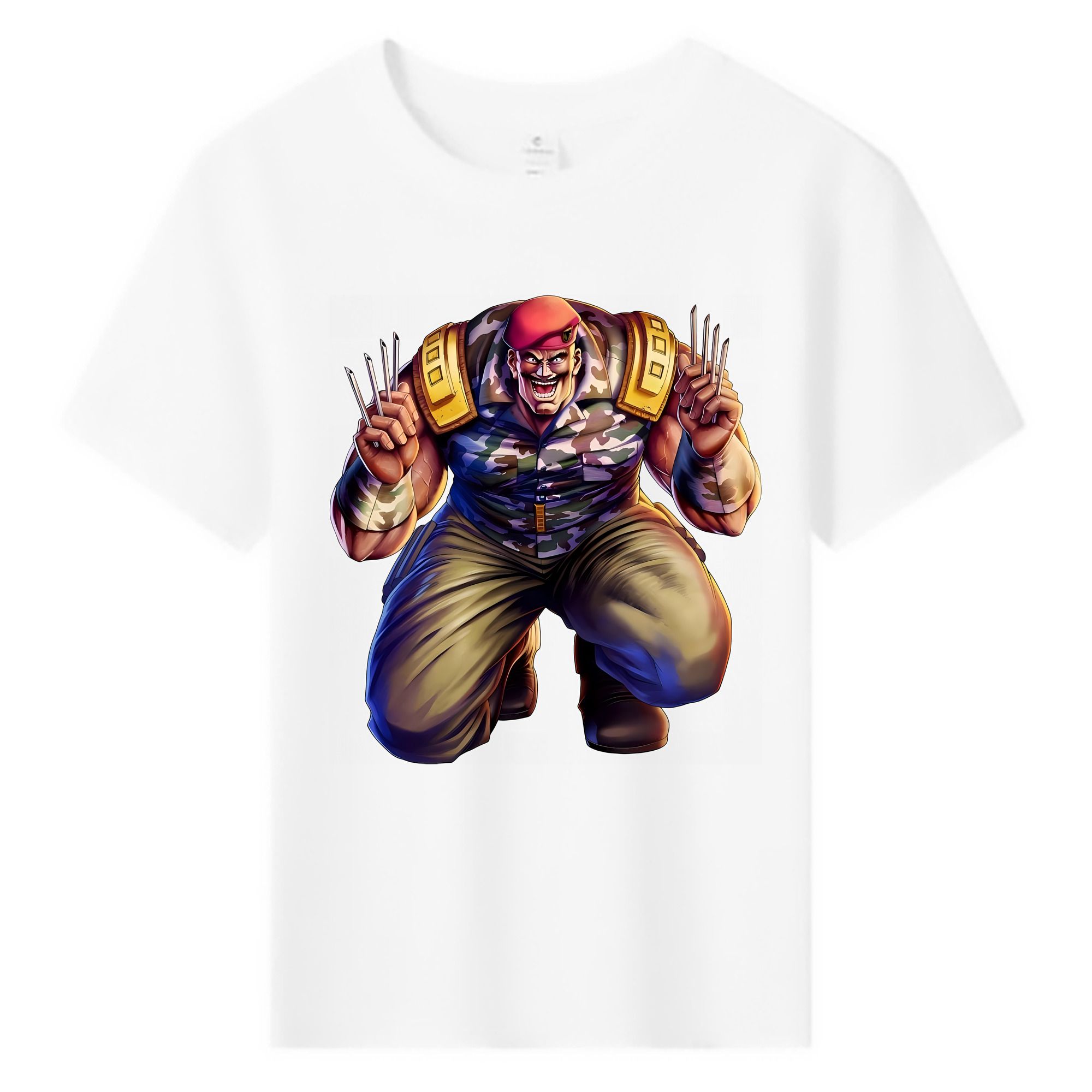 （画像用） 北斗の拳 Fist of the North Star 綿100％キッズTシャツ（フロントプリント）