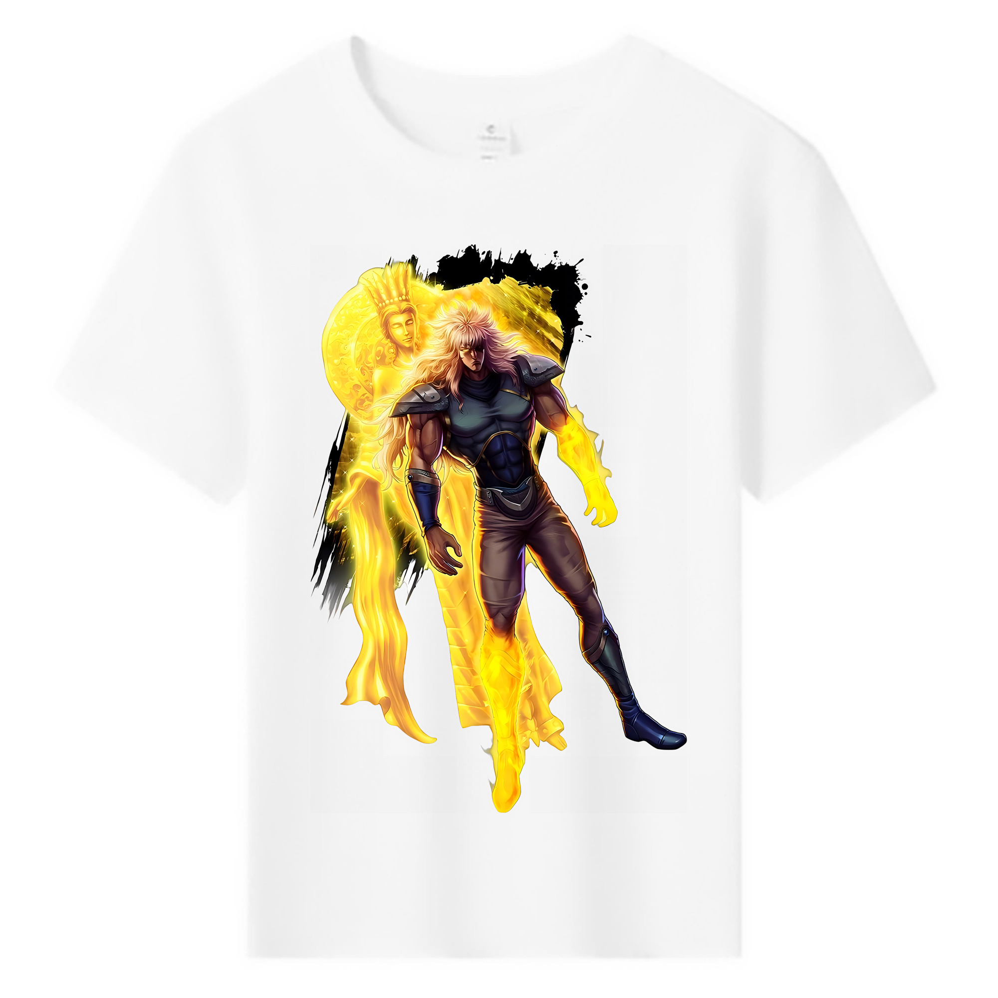 （画像用） 北斗の拳 Fist of the North Star 綿100％キッズTシャツ（フロントプリント）