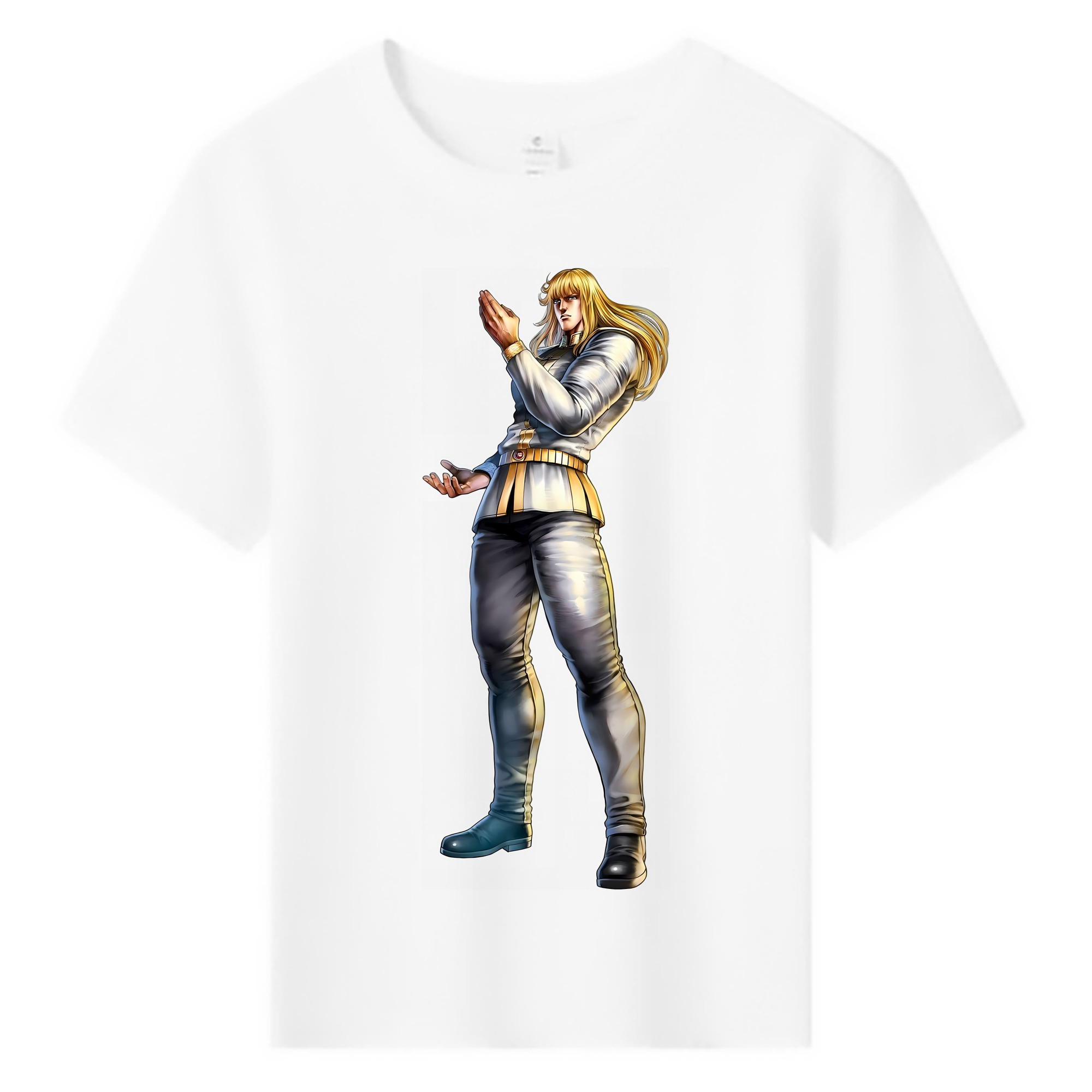 （画像用） 北斗の拳 Fist of the North Star 綿100％キッズTシャツ（フロントプリント）