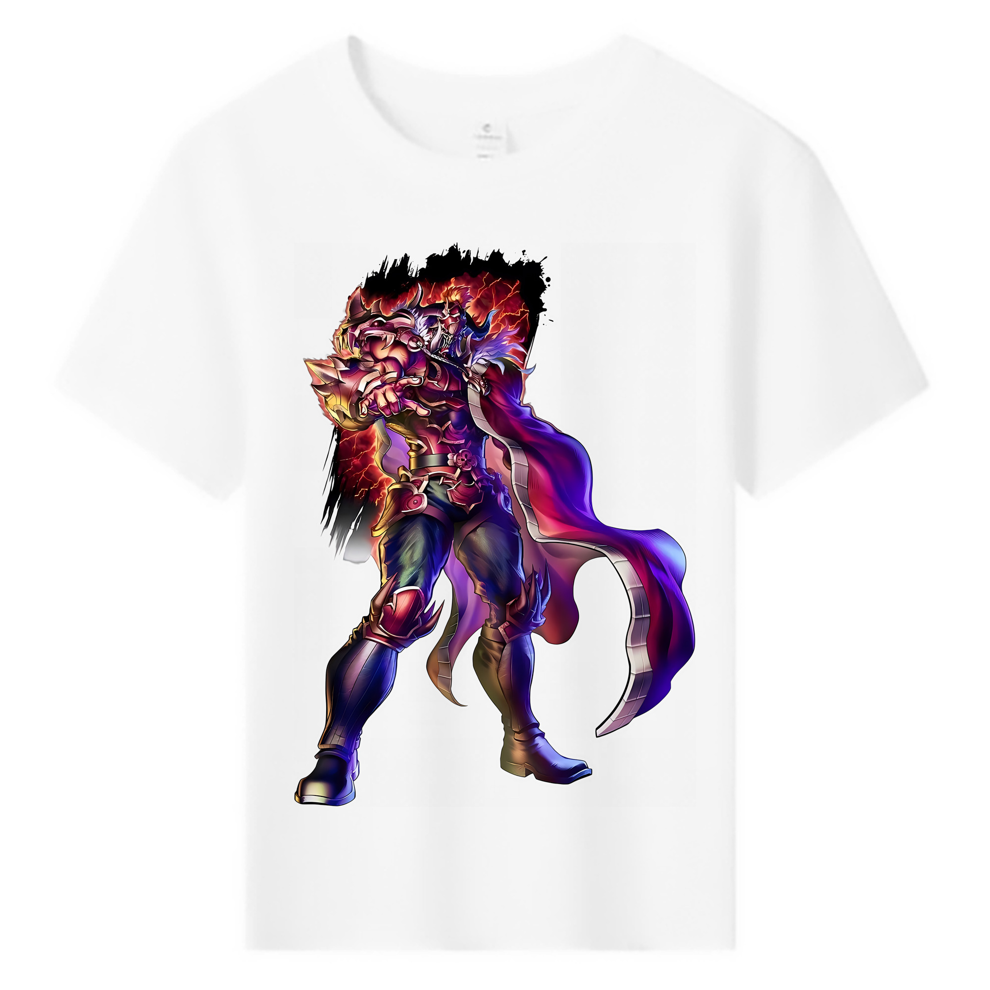 （画像用） 北斗の拳 Fist of the North Star 綿100％キッズTシャツ（フロントプリント）