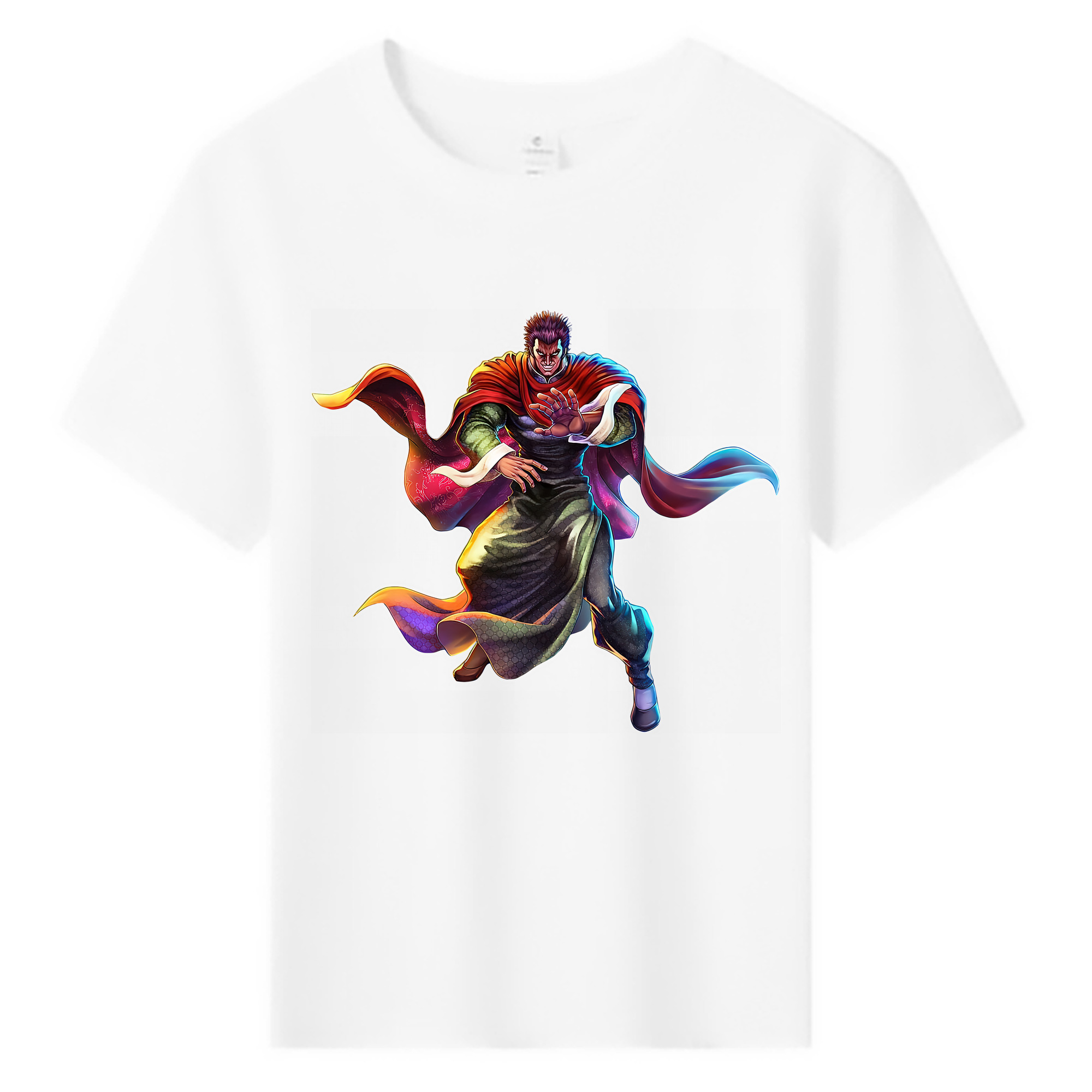 （画像用） 北斗の拳 Fist of the North Star 綿100％キッズTシャツ（フロントプリント）