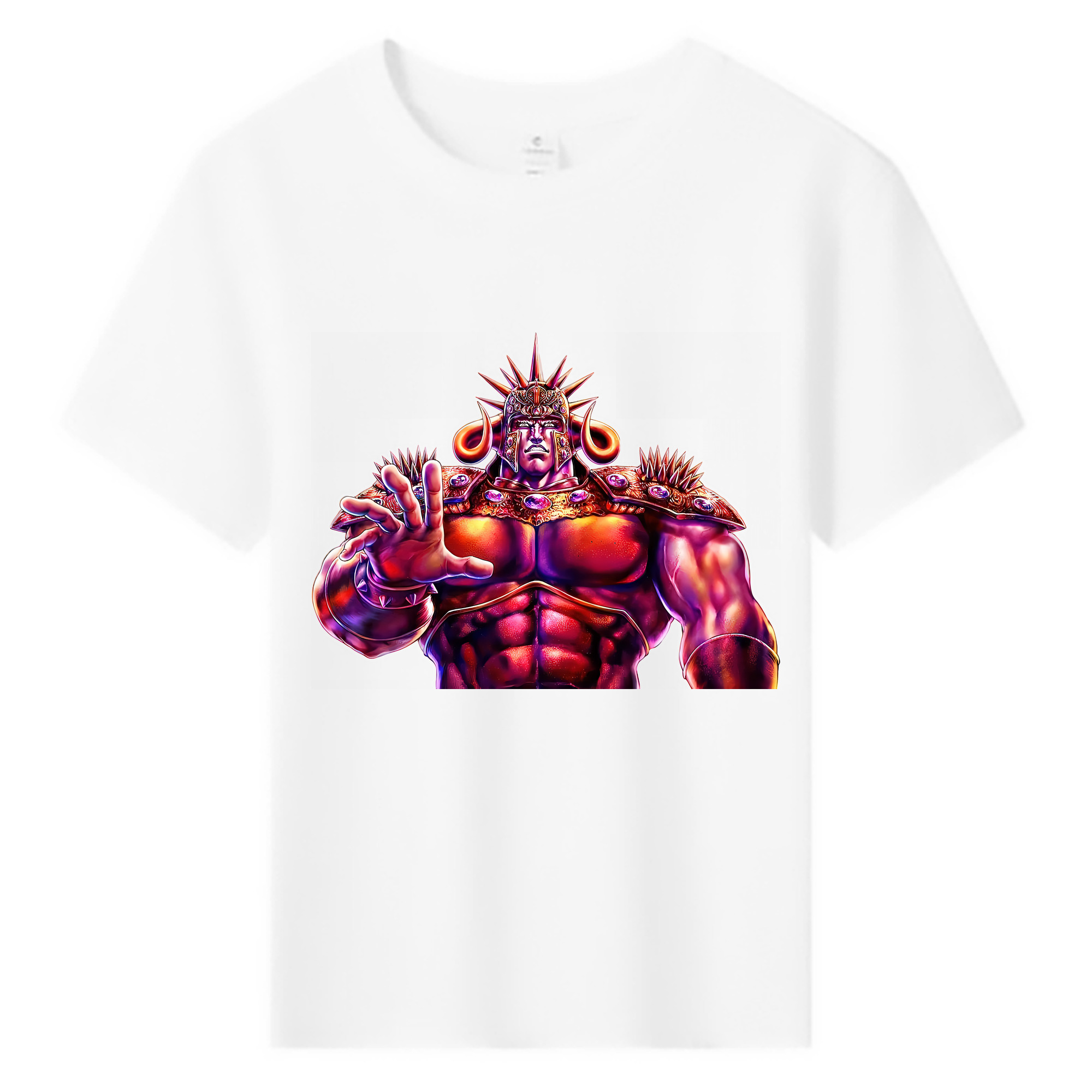（画像用） 北斗の拳 Fist of the North Star 綿100％キッズTシャツ（フロントプリント）