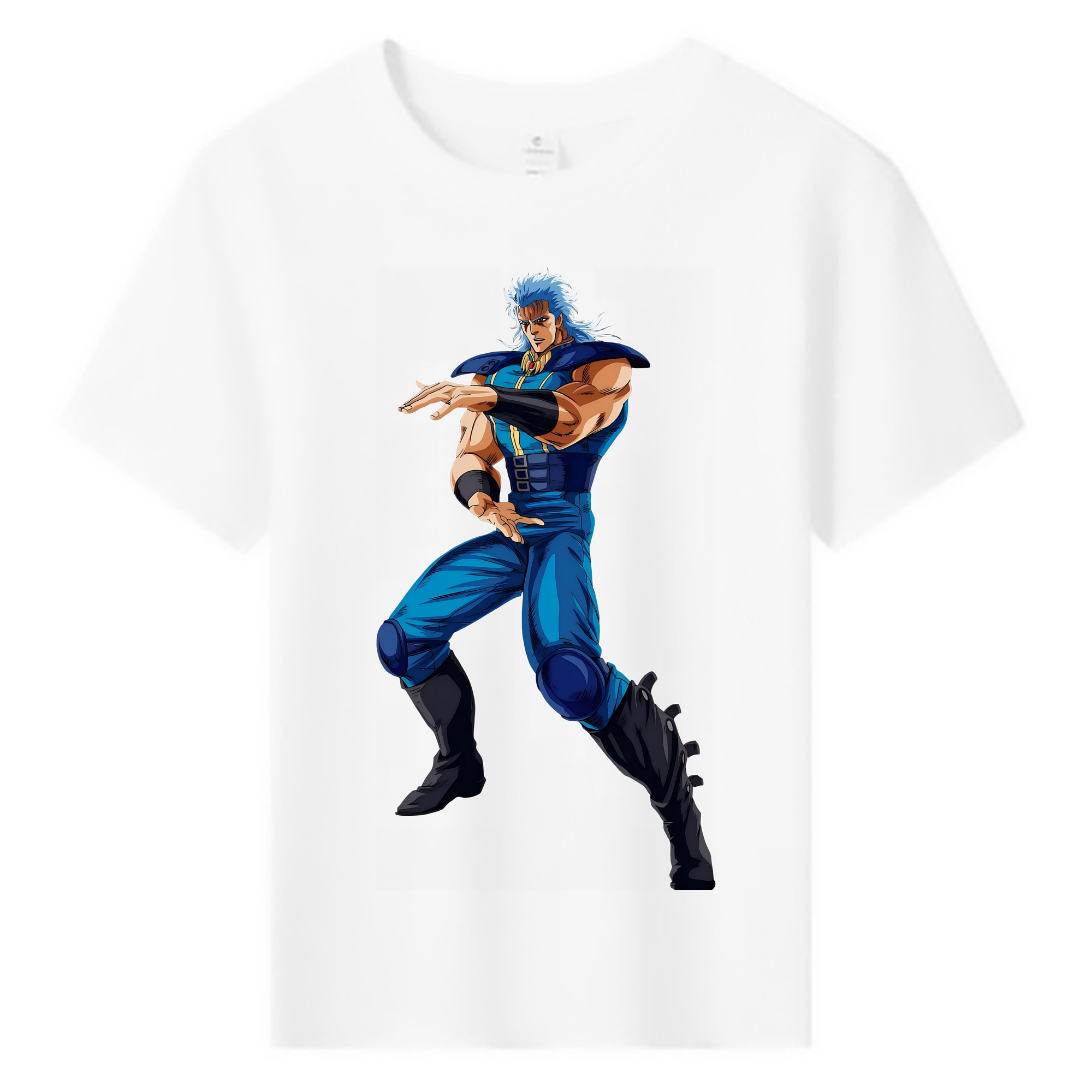 （画像用） 北斗の拳 Fist of the North Star 綿100％キッズTシャツ（フロントプリント）