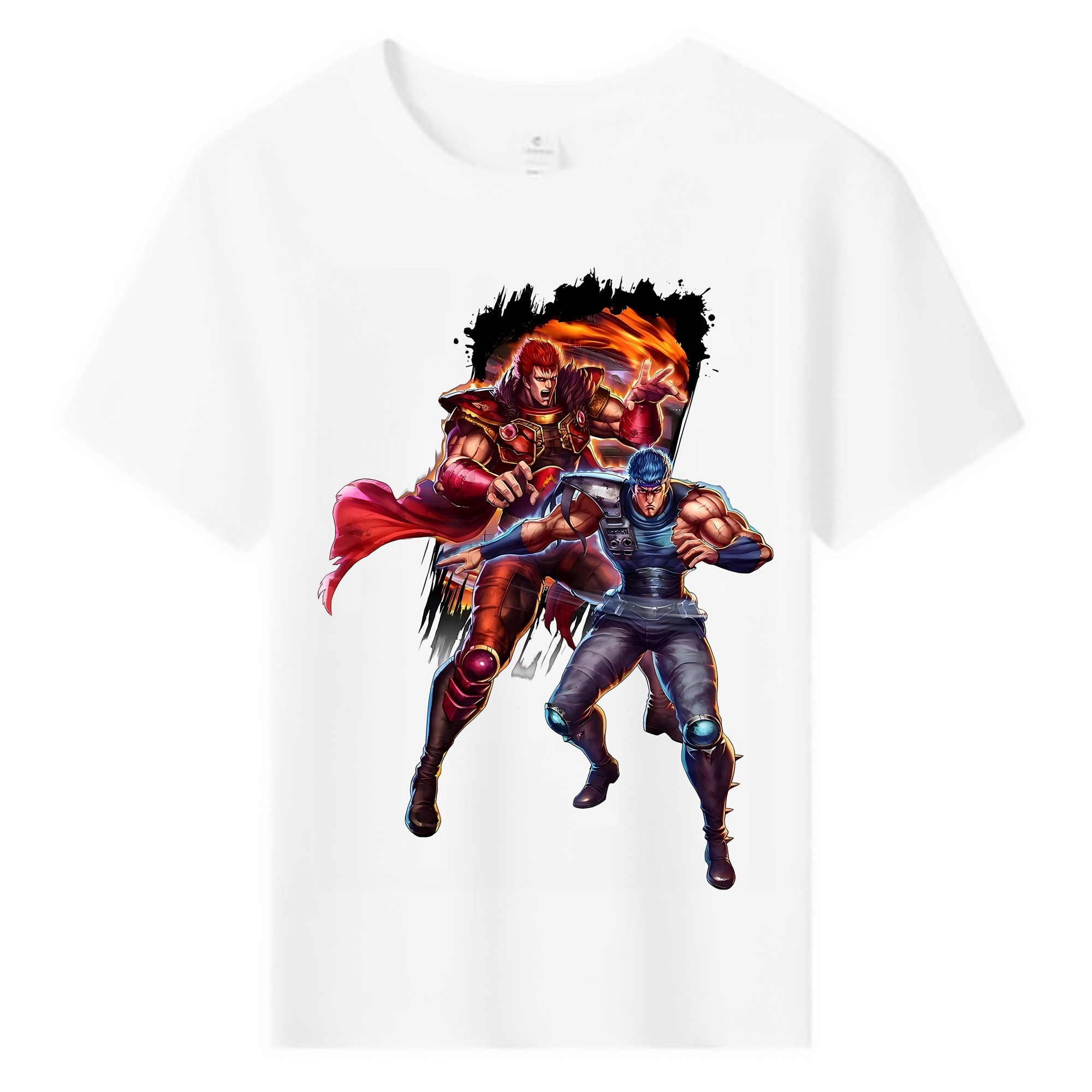（画像用） 北斗の拳 Fist of the North Star 綿100％キッズTシャツ（フロントプリント）