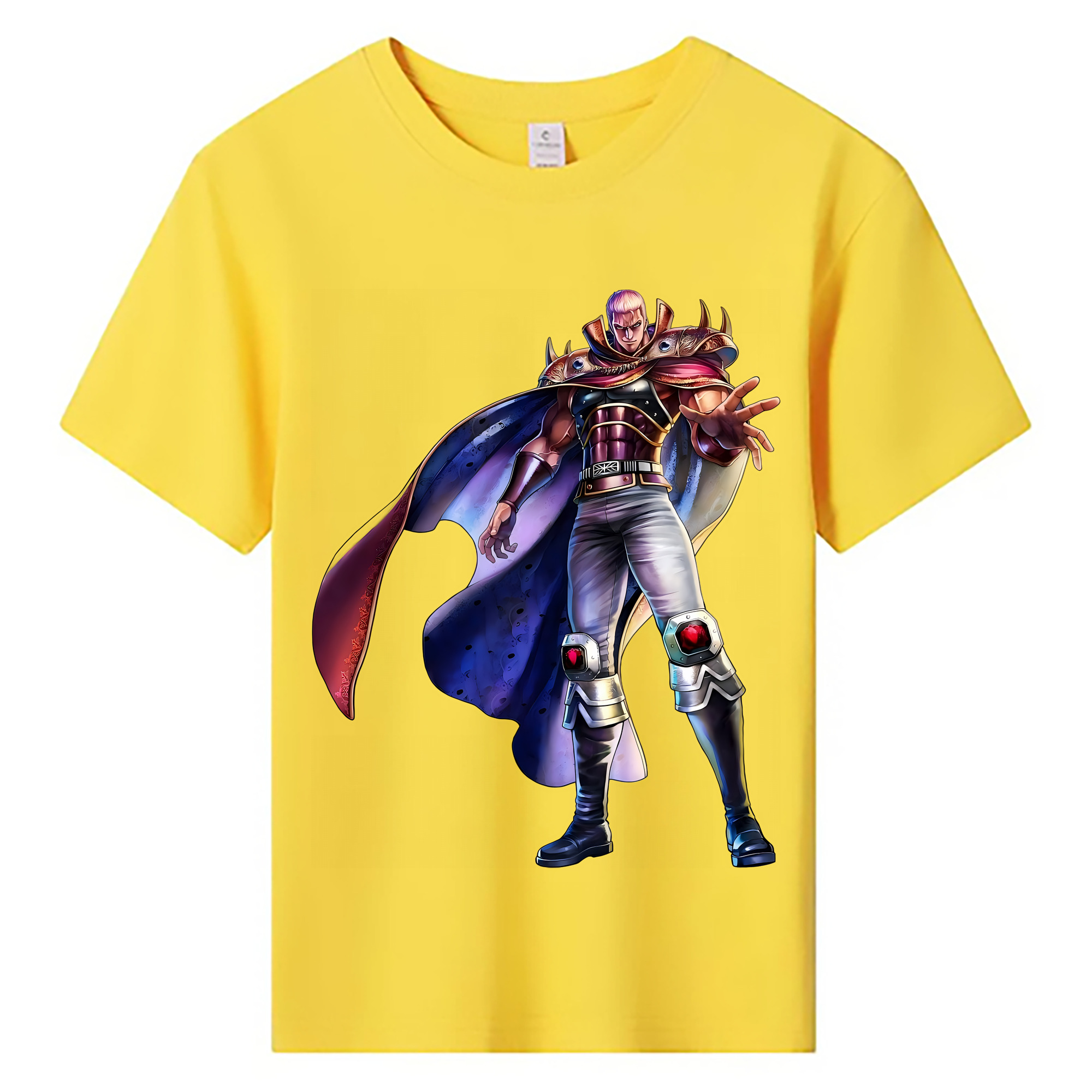 （画像用） 北斗の拳 Fist of the North Star 綿100％キッズTシャツ（フロントプリント）