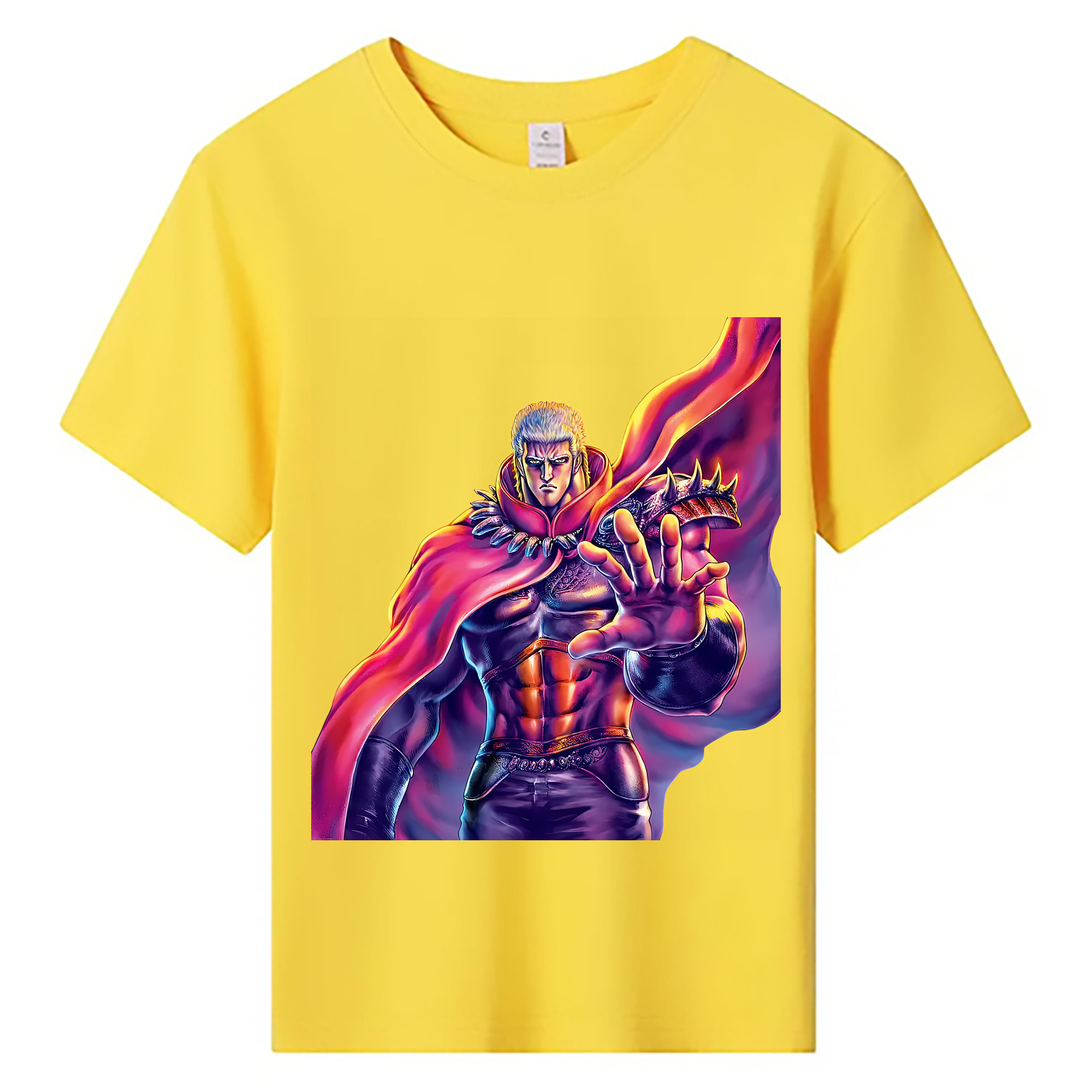 （画像用） 北斗の拳 Fist of the North Star 綿100％キッズTシャツ（フロントプリント）