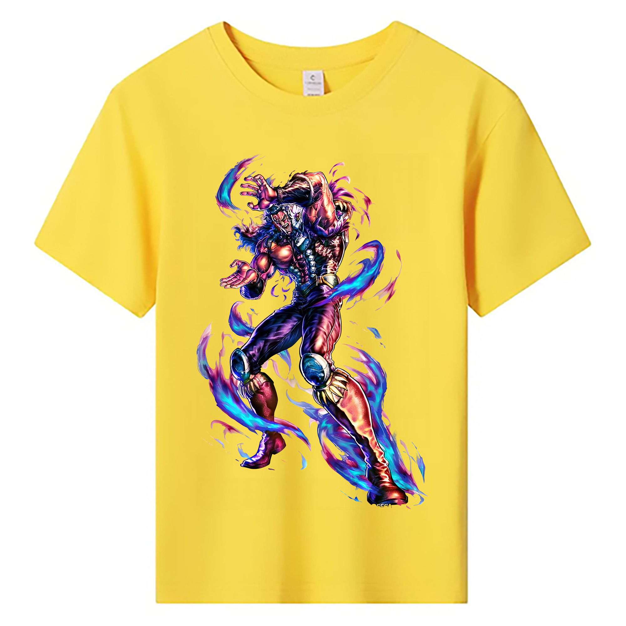 （画像用） 北斗の拳 Fist of the North Star 綿100％キッズTシャツ（フロントプリント）