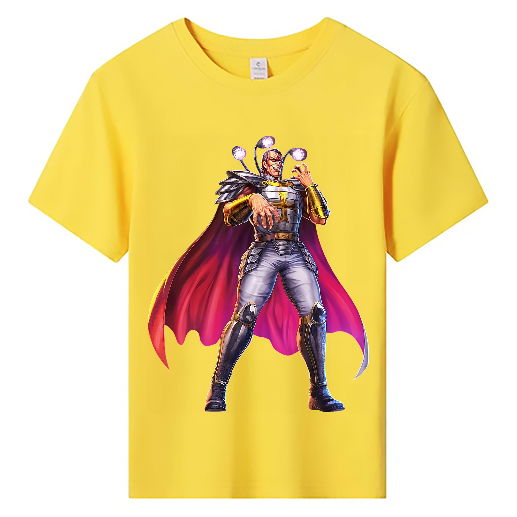 （画像用） 北斗の拳 Fist of the North Star 綿100％キッズTシャツ（フロントプリント）