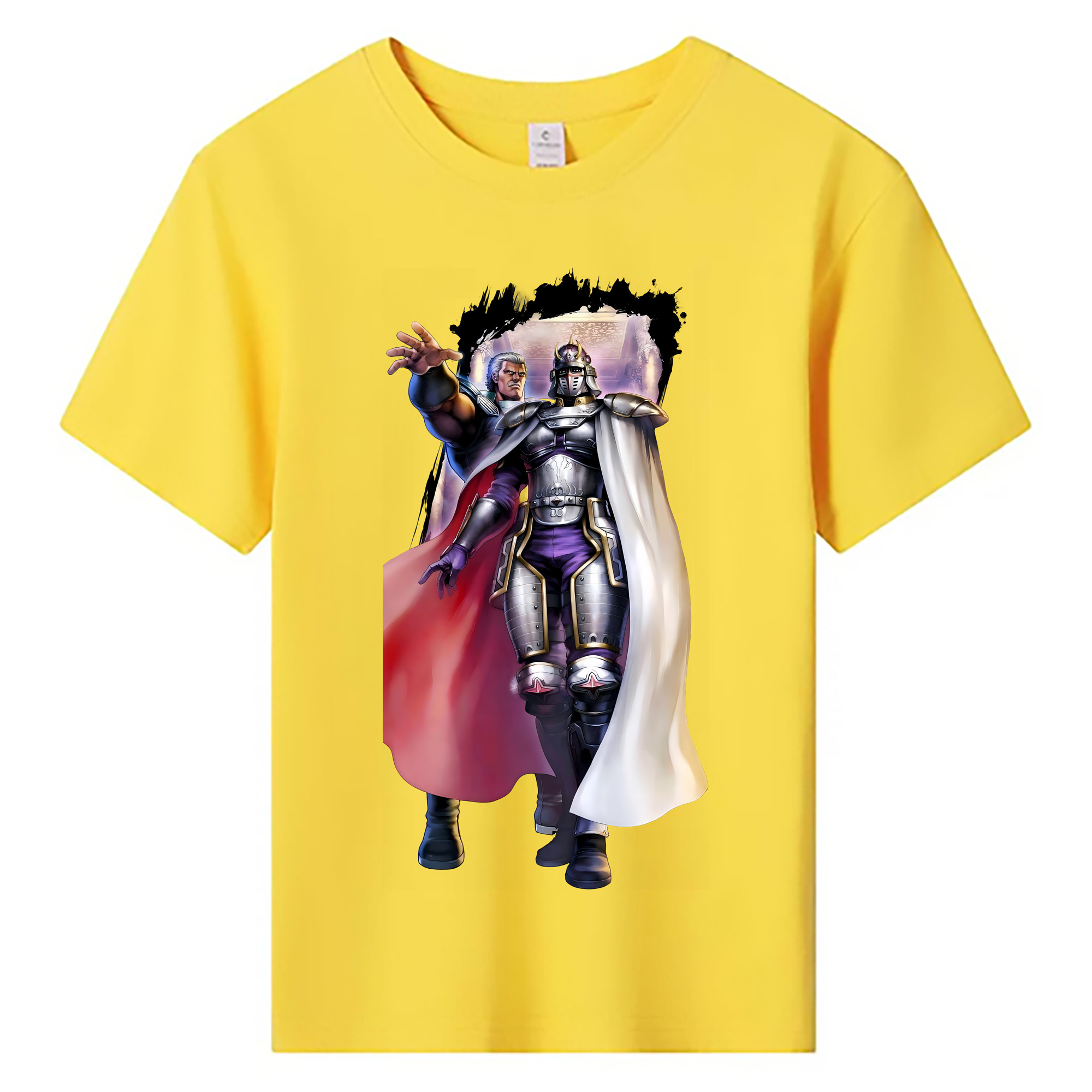 （画像用） 北斗の拳 Fist of the North Star 綿100％キッズTシャツ（フロントプリント）